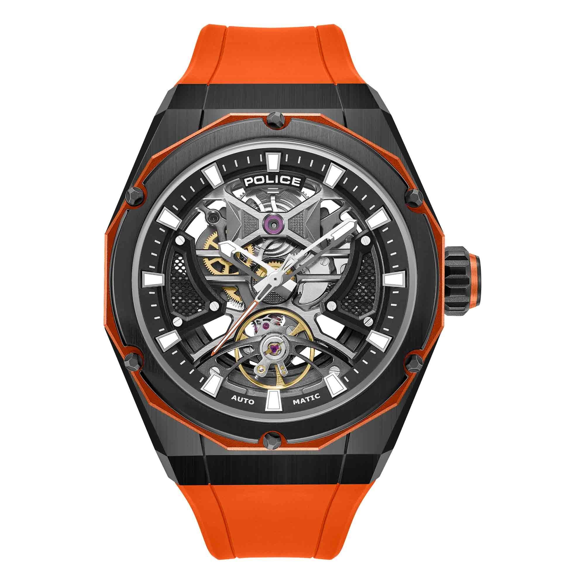 Police Automatikuhr Automatikuhr Herrenuhr 45 mm Automatik Herren