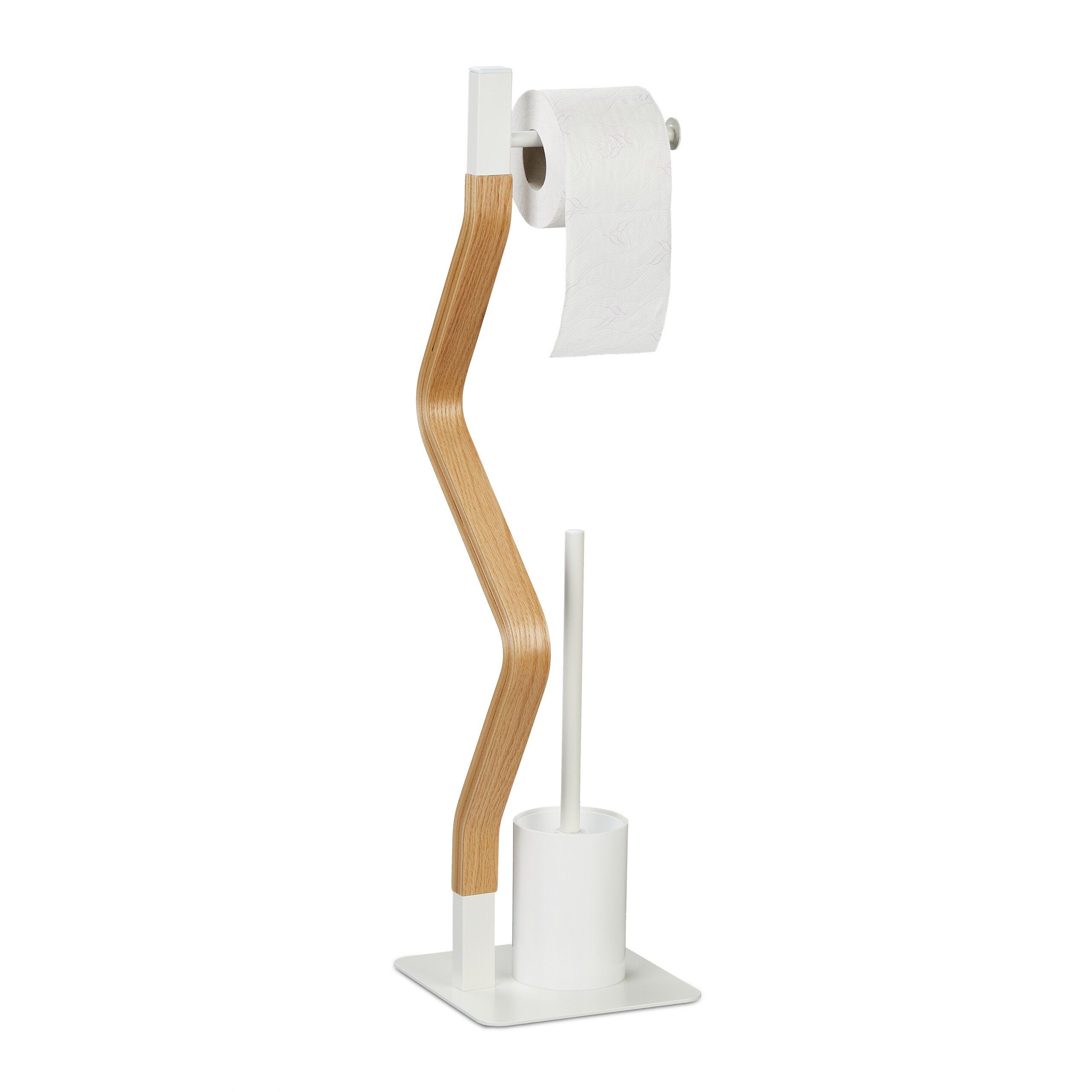 relaxdays WC-Garnitur Stehende WC Garnitur günstig online kaufen