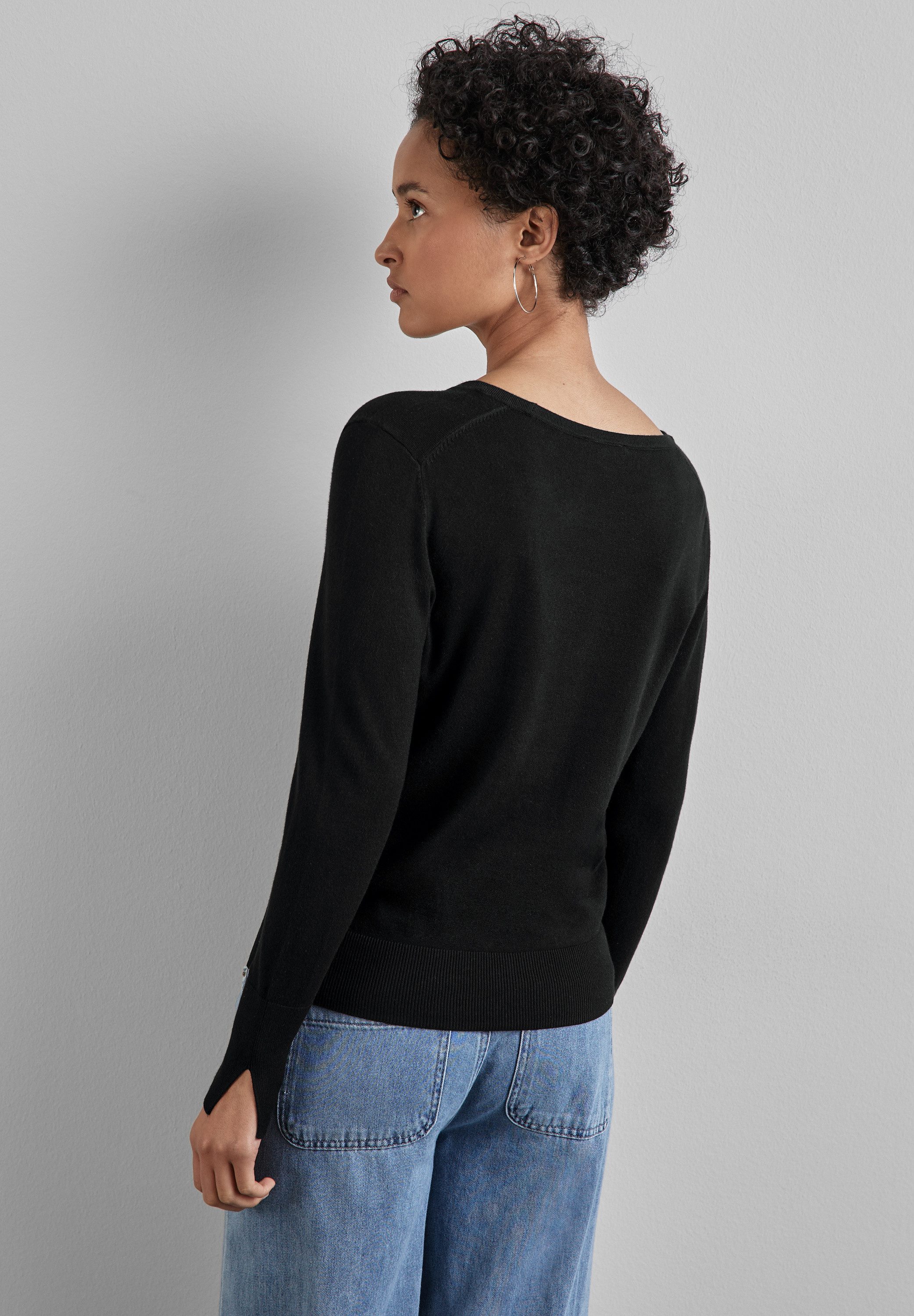 STREET ONE Strickpullover aus Feinstrick