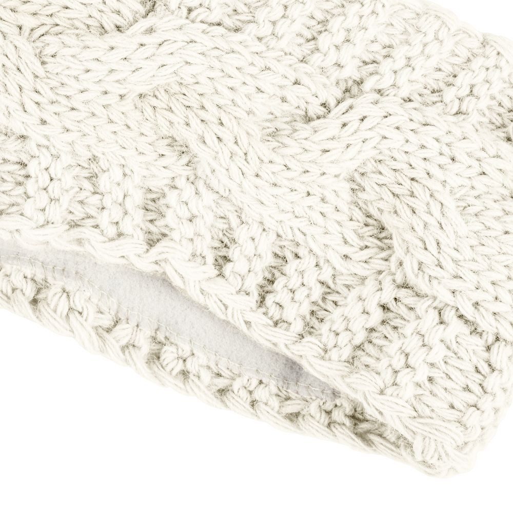 Neverless Stirnband warmes Damen Strick-Stirnband Fleece Futter Zopfmuster günstig online kaufen