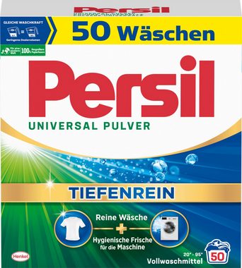 Persil & Vollwaschmittel Pulver (2x 3kg) Colorwaschmittel (Spar-Set, [2-St. für reine Wäsche und hygienische Frische für die Maschine effektiv ab 20 °C)