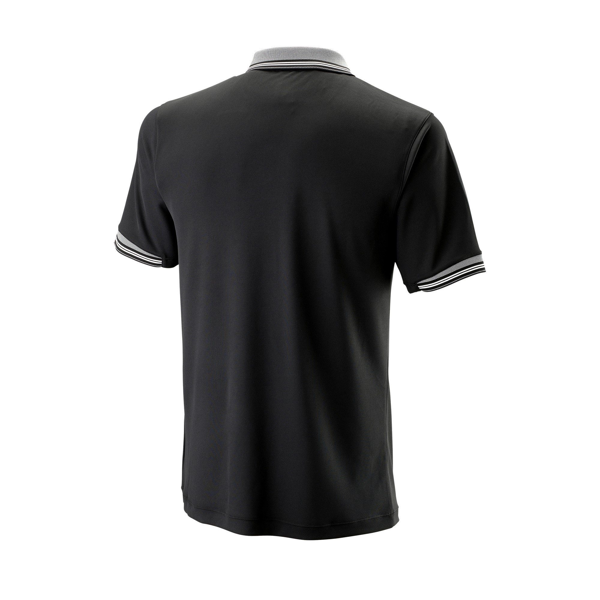 Wilson Poloshirt Star Tipped #19 schwarz Herren