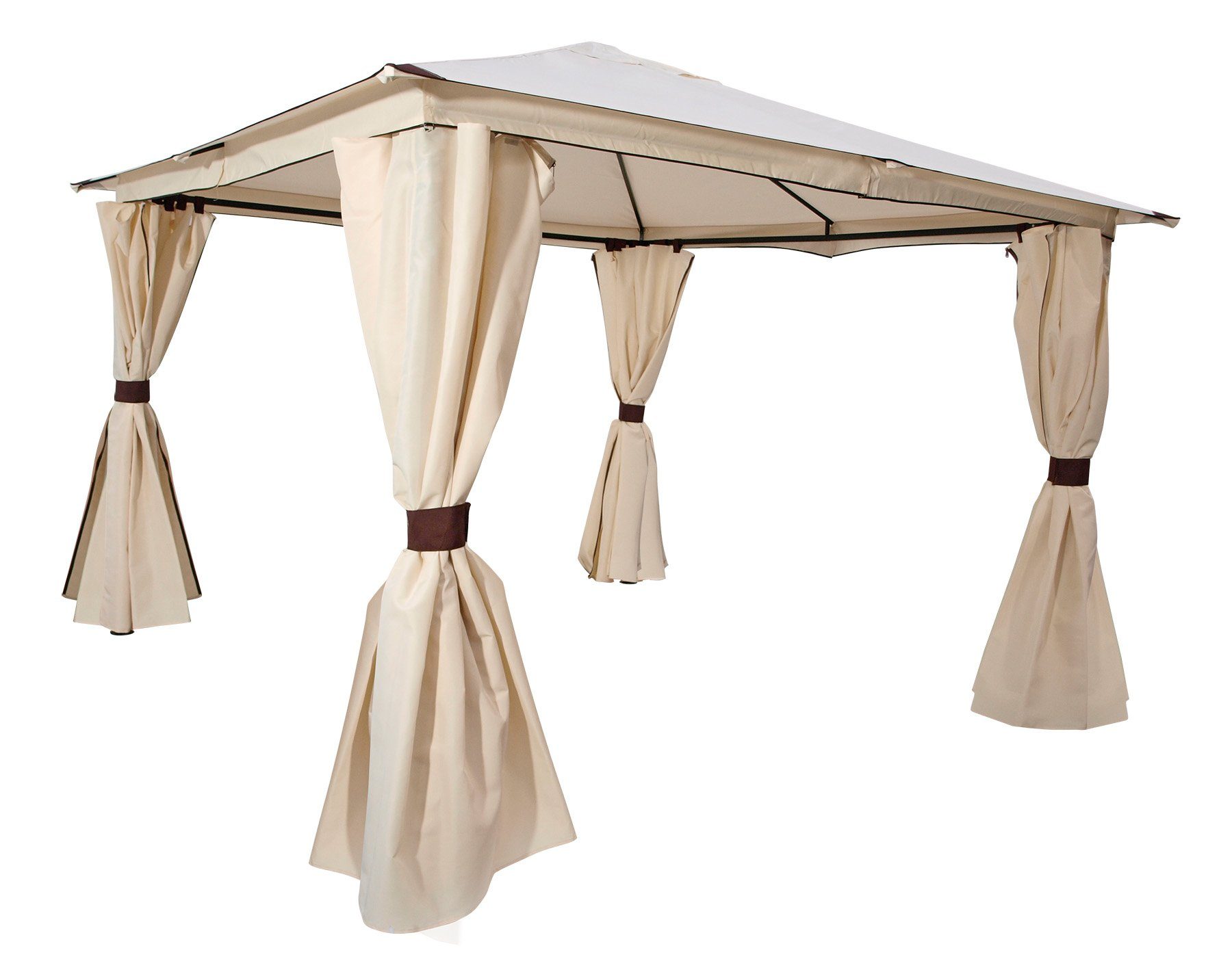 DEGAMO Pavillon-Ersatzdach VENEZIA, 300x300cm, Polyester PVC-beschichtet günstig online kaufen