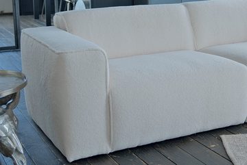 KAWOLA 3-Sitzer NELE, Sofa, Stoff od. Cord, mit od. ohne Hocker, versch. Farben