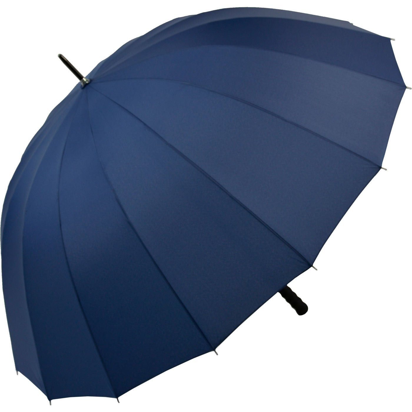 iX-brella Stockregenschirm XXL 130 cm Durchmesser Golf-Partnerschirm, 16-teiliges Dach, mit leichtem Fiberglasgestell
