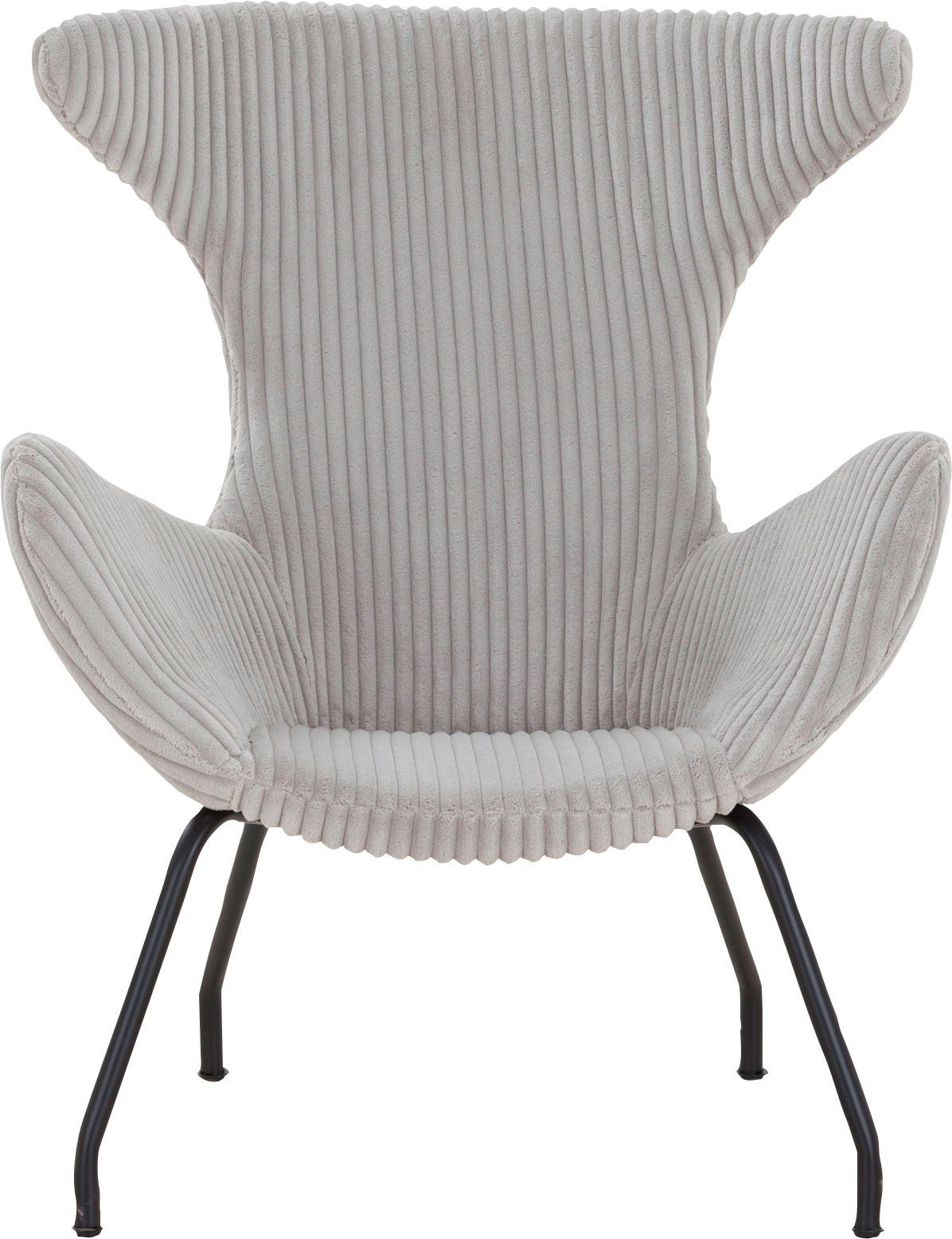 SalesFever Relaxsessel Oslo Komfortabler Sessel zum Entspannen, Ohrensessel in modernem Design