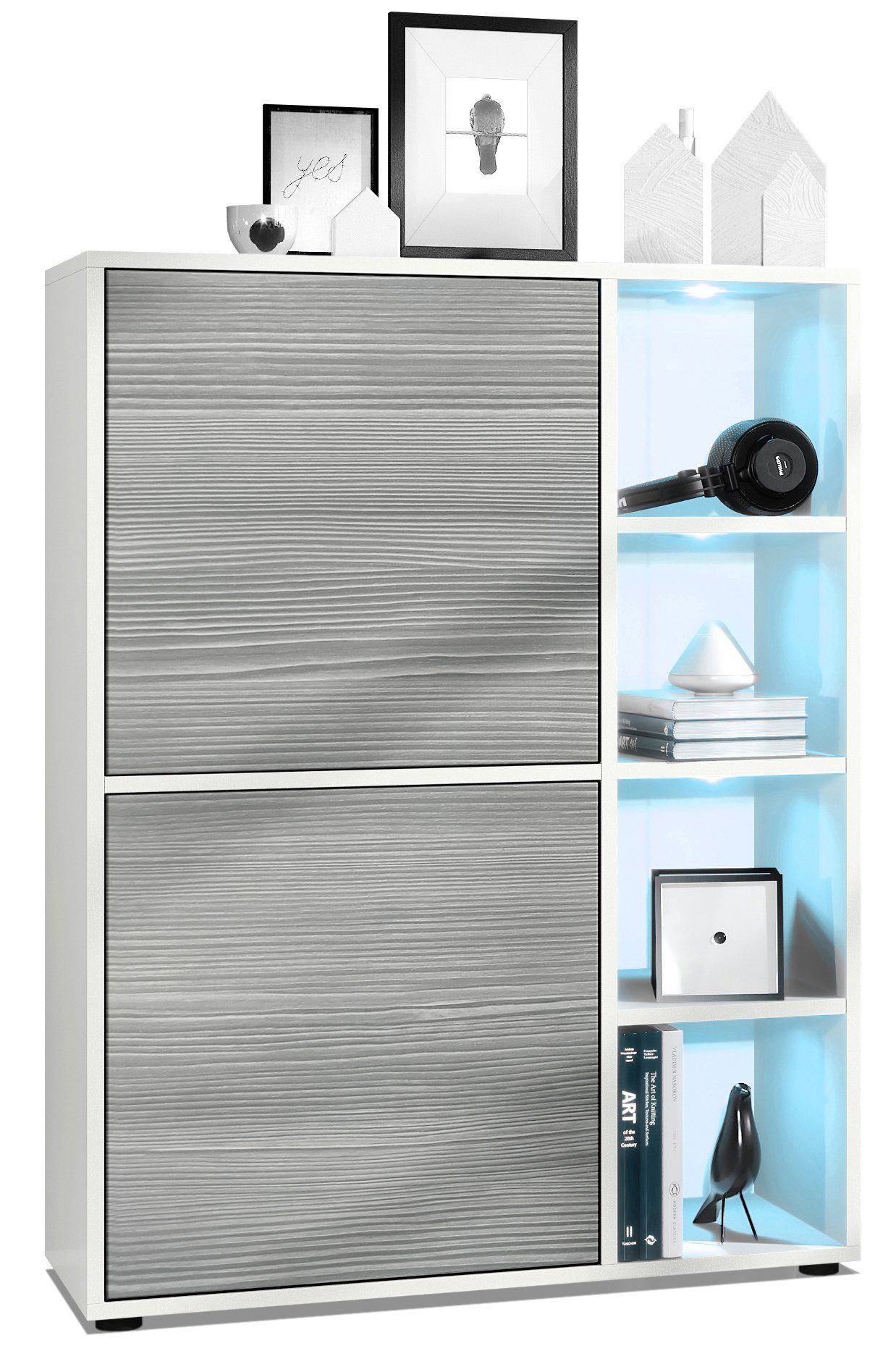 Vladon Highboard Cuba (Anrichte mit 2 günstig online kaufen