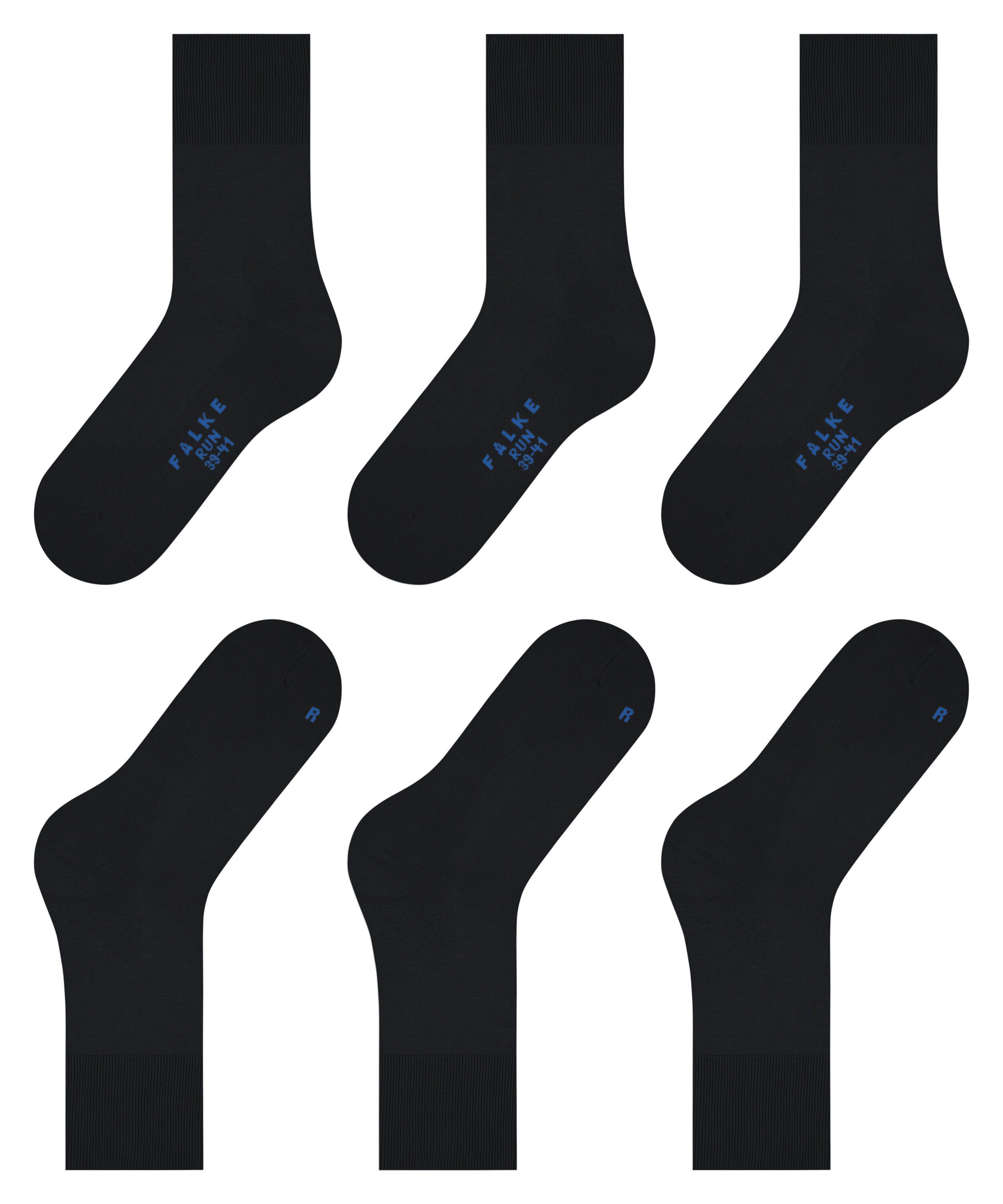 FALKE Socken Run 3-Pack (3-Paar) mit Plüschsohle