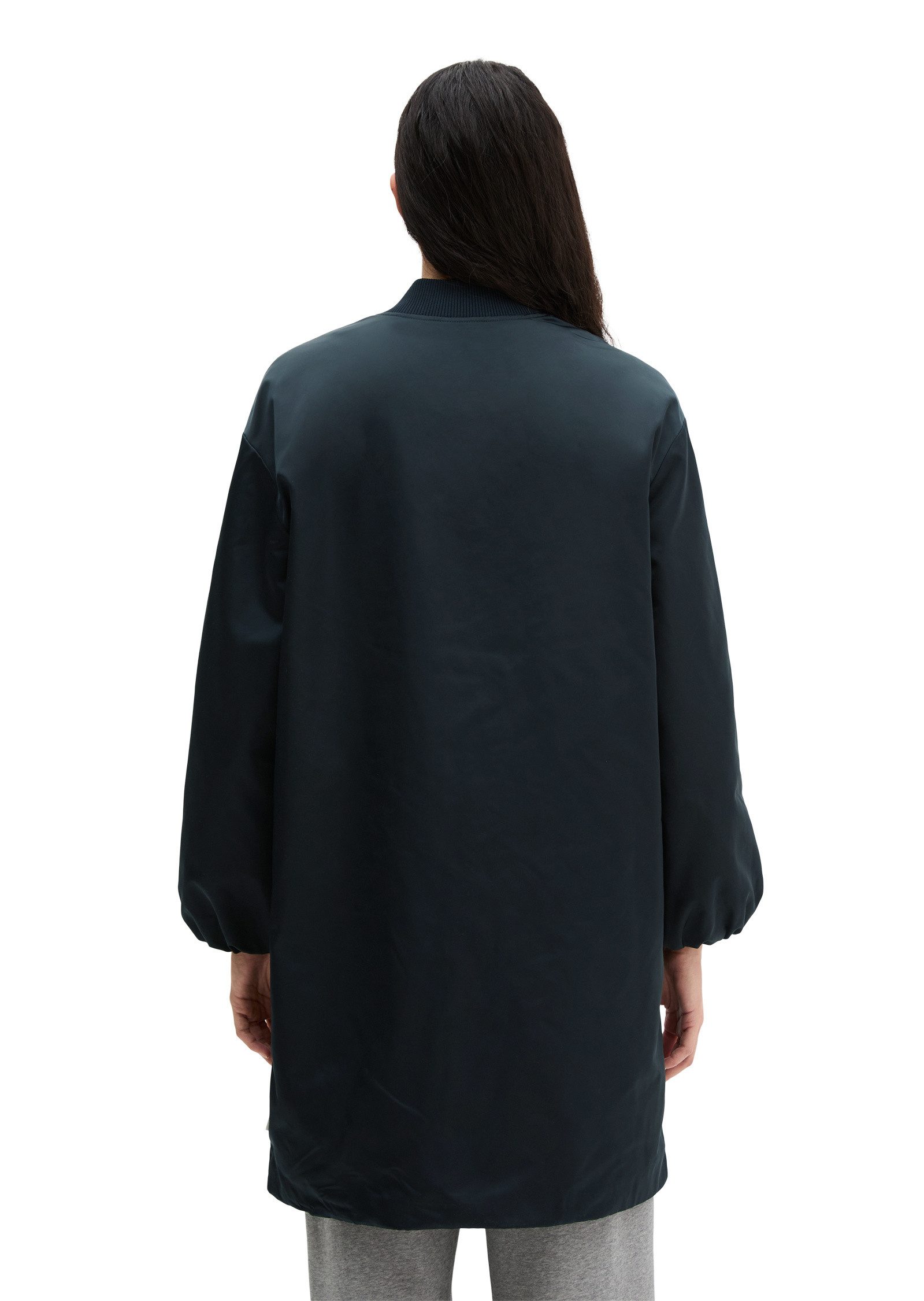 Marc O'Polo Kurzmantel aus recyceltem Polyester-Twill