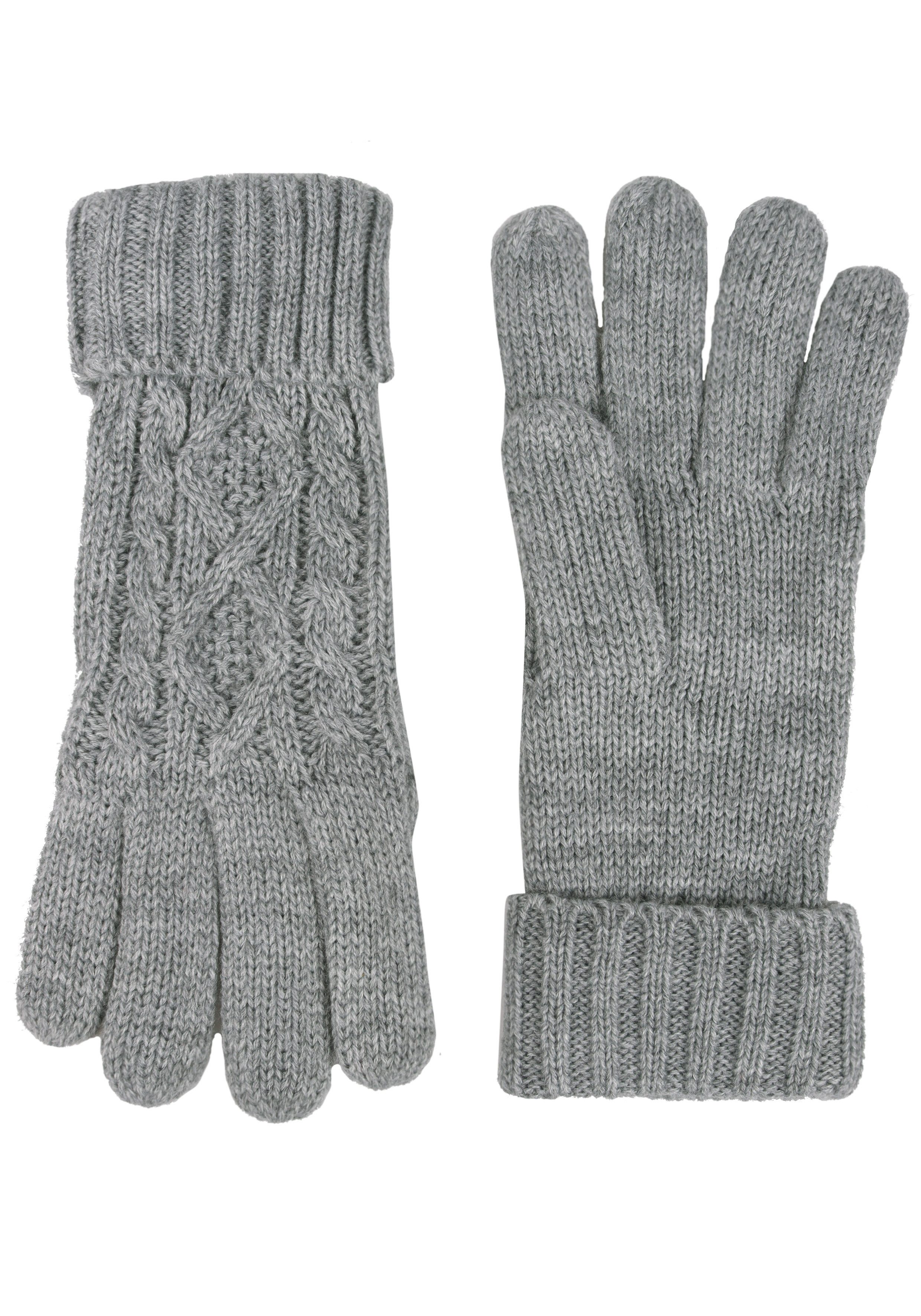 Capelli New York Strickhandschuhe (1 Paar) elegantes Zopfstrickmuster, Umsc günstig online kaufen