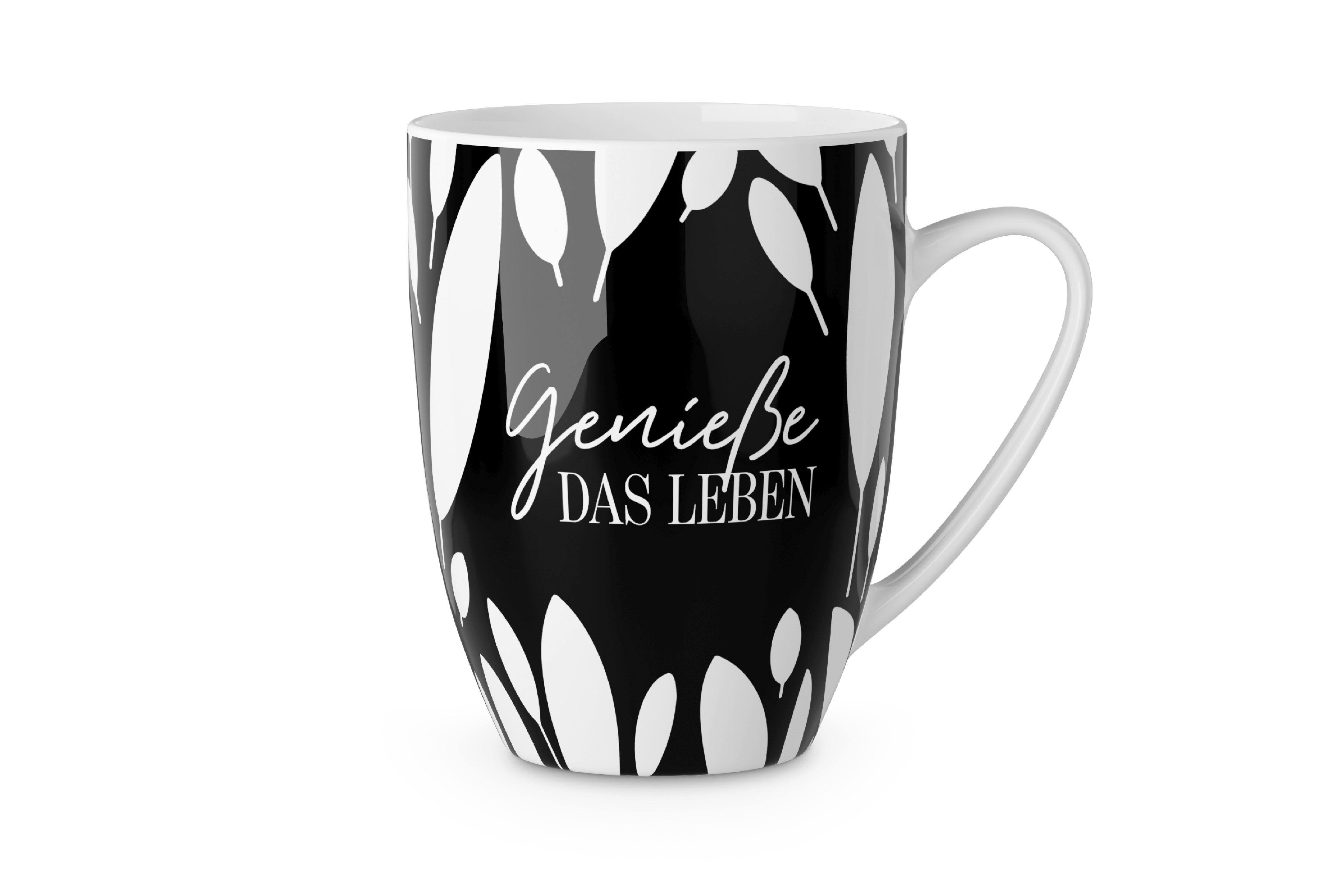 La Vida Tasse Kaffeetasse Teetasse Tasse Becher für dich 250ml la vida "Genieße, Material: Porzellan