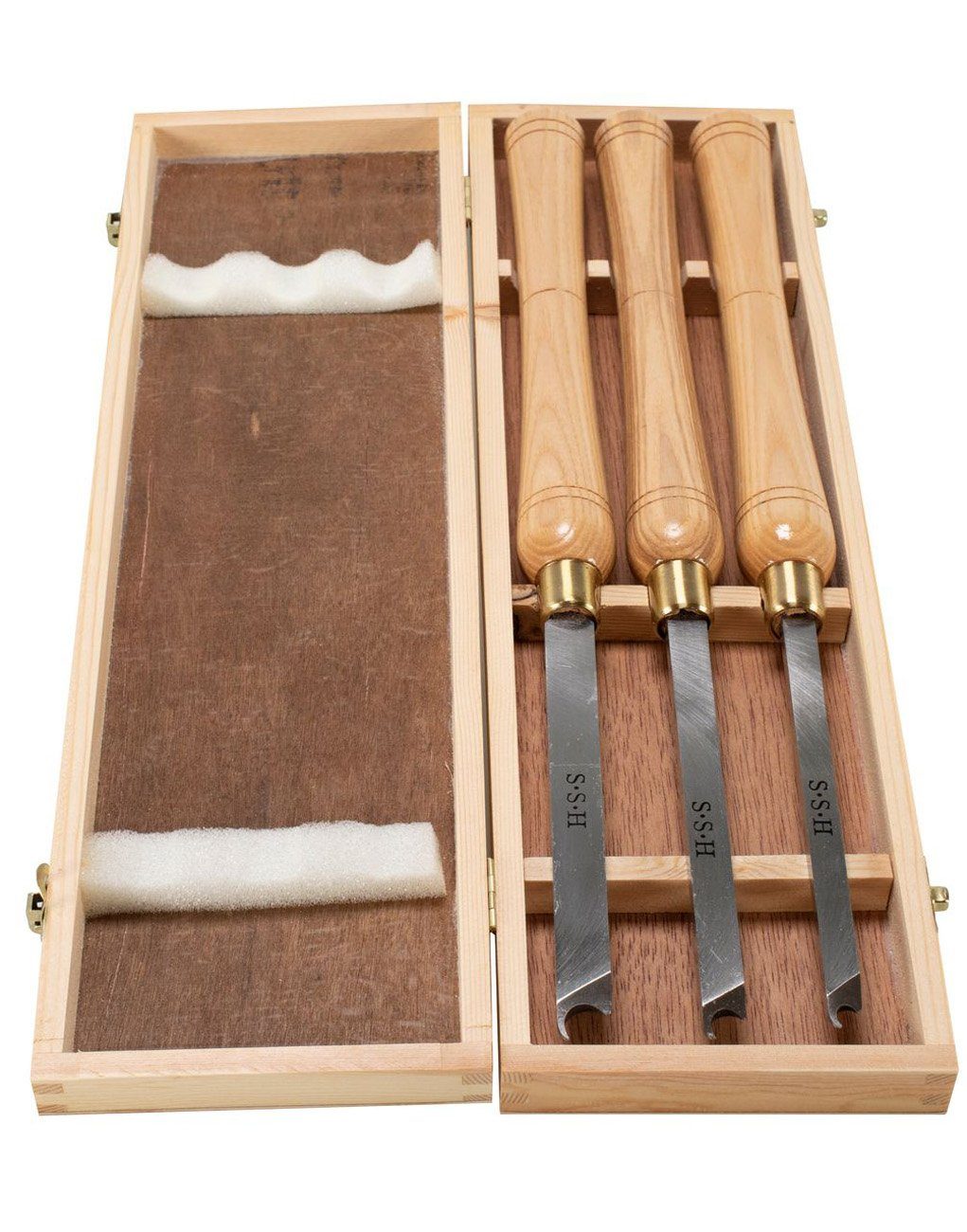 myMAW Drechselbank HSS-Ringdreheisen 3 Set Satz Koffer Ausdrehstahl Drechselbank Dr…