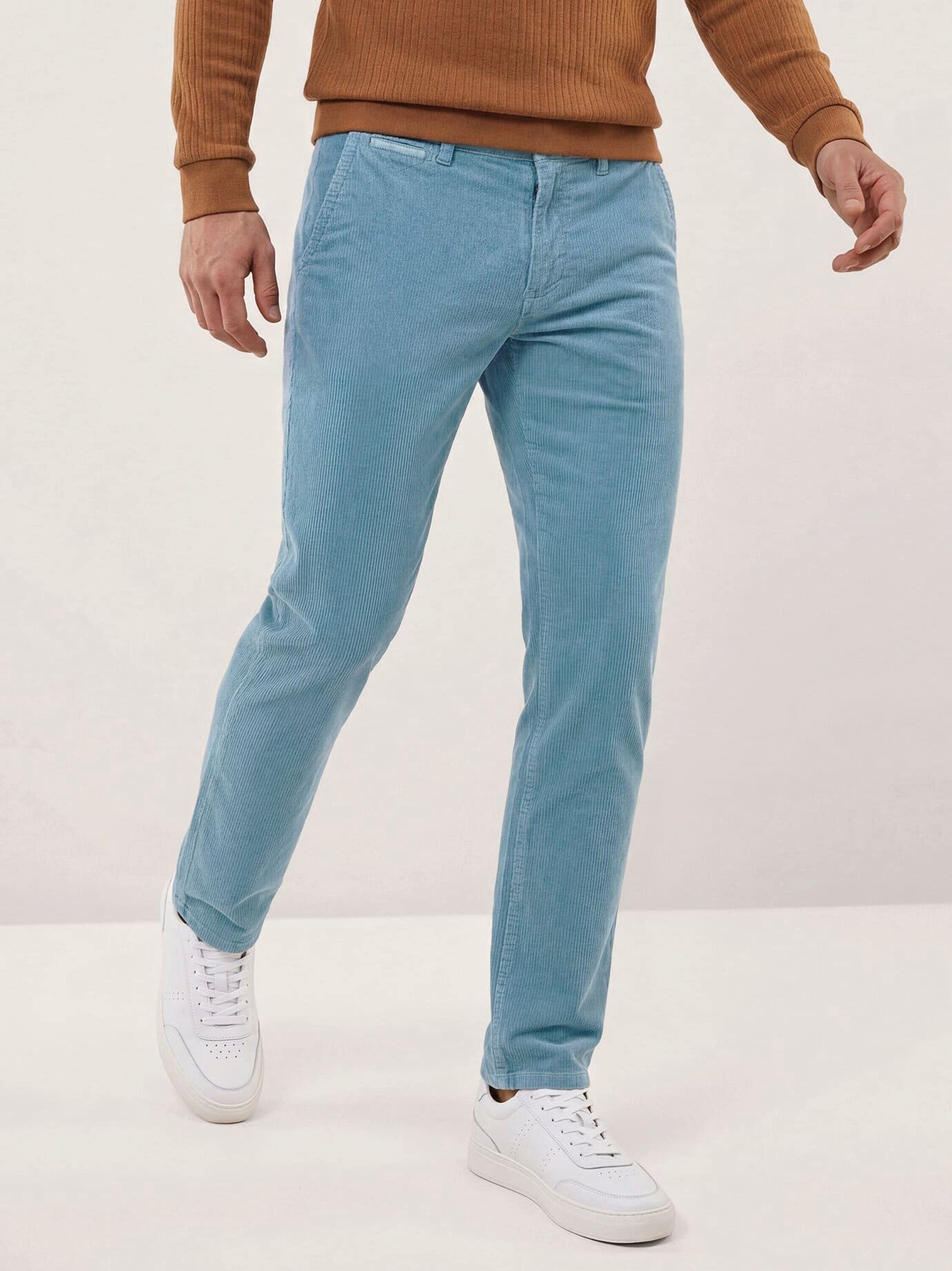 Walbusch Cordhose Herren Cordhose aus weicher Baumwolle Modern fit, modern