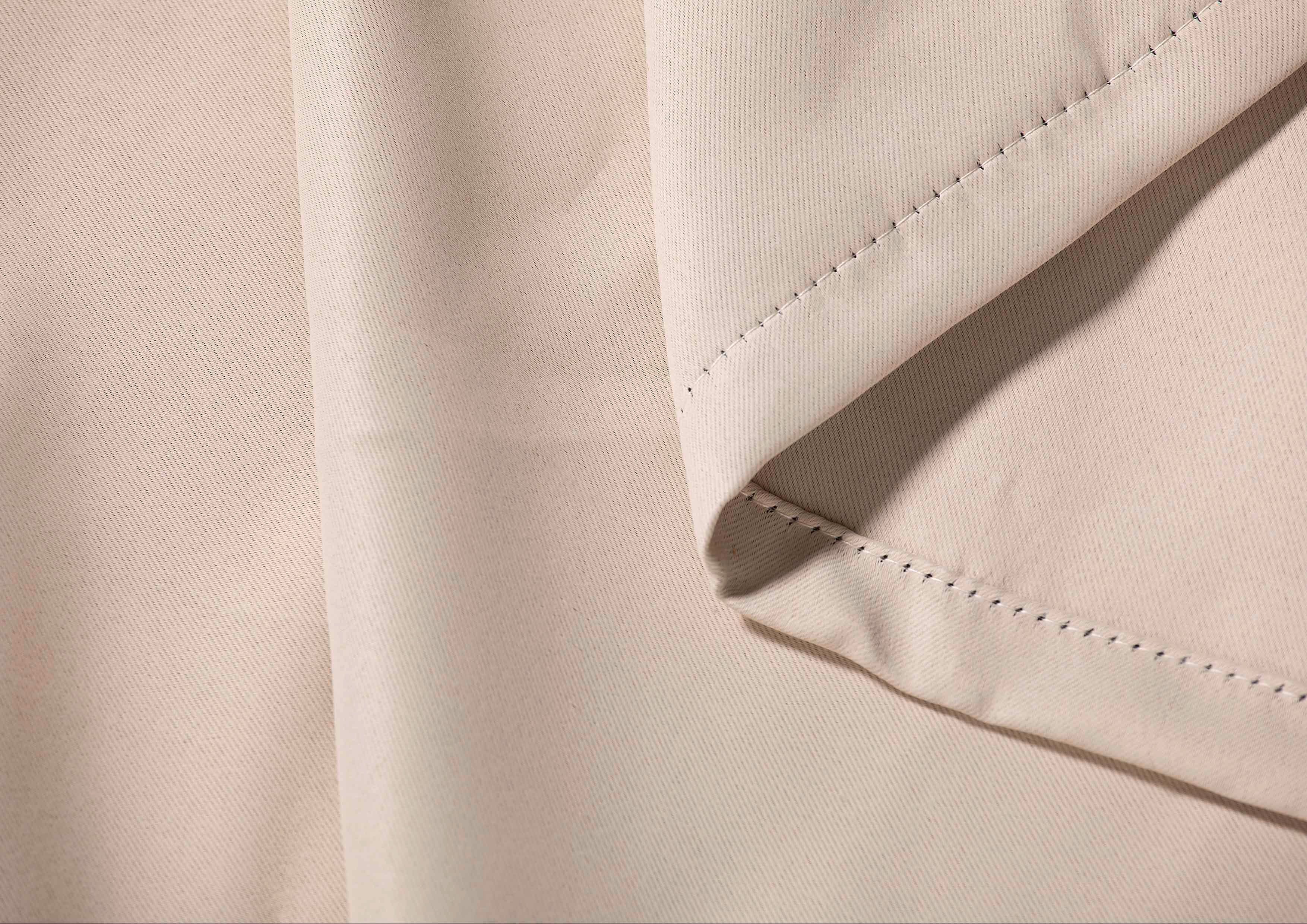 DecoHome24 Gardine Brillant (2 St), Ösen, blickdicht, blickdicht günstig online kaufen