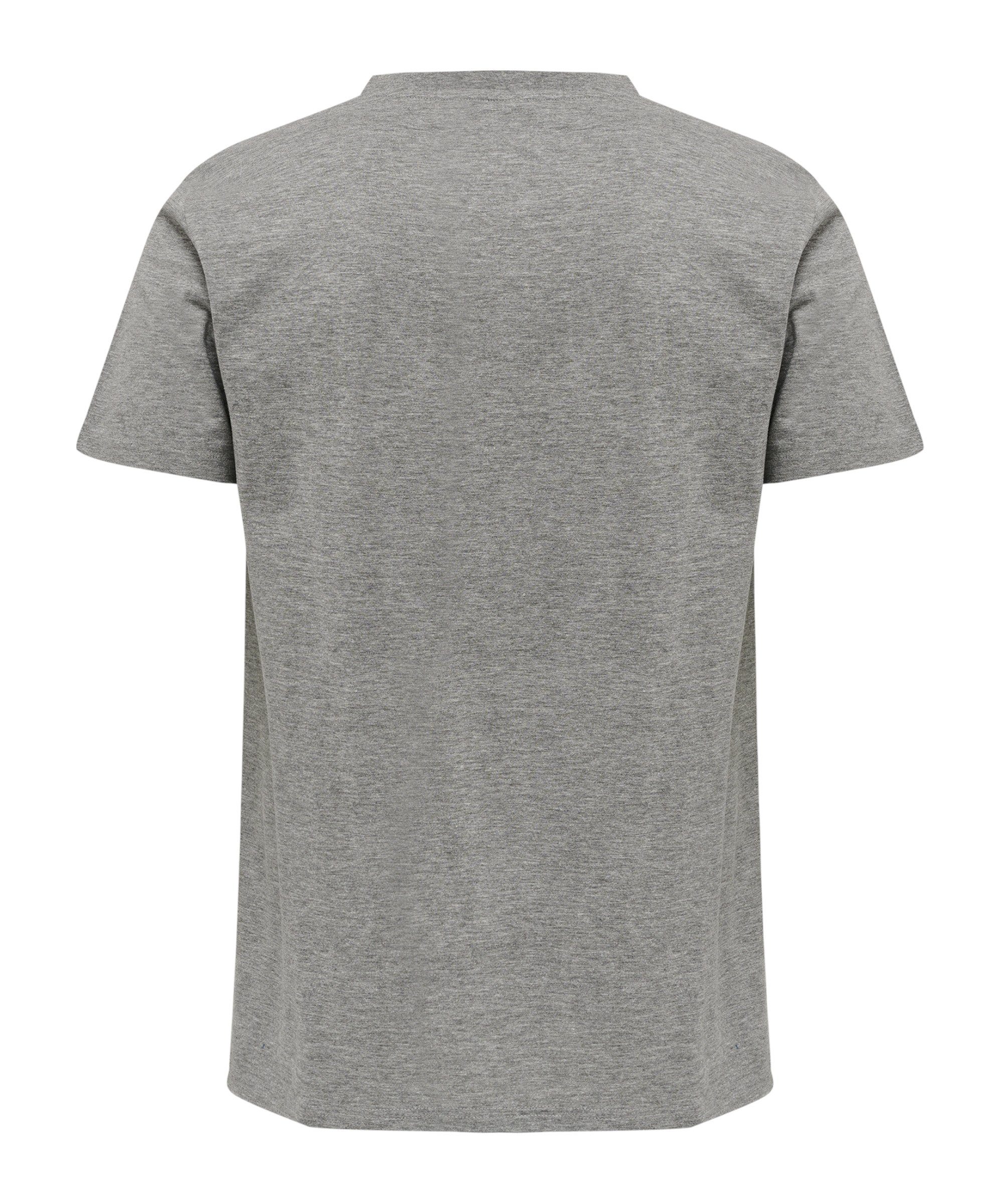 Grid grau Beige T-Shirt T-Shirt Move default hummel