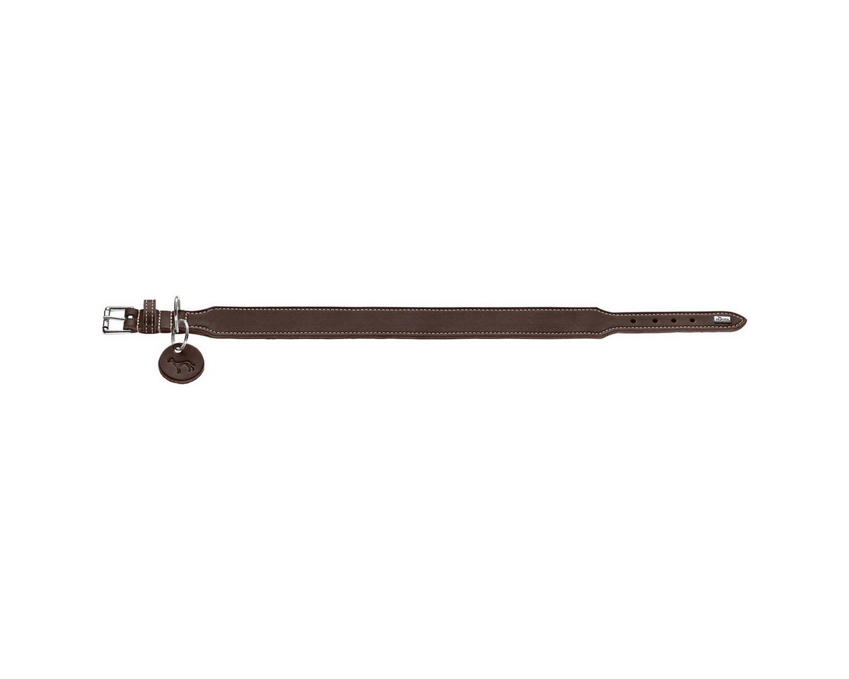 Thumbnail - Hunter Tierbedarf Hunde-Halsband Halsband Aalborg extra-breit dunkelbraun