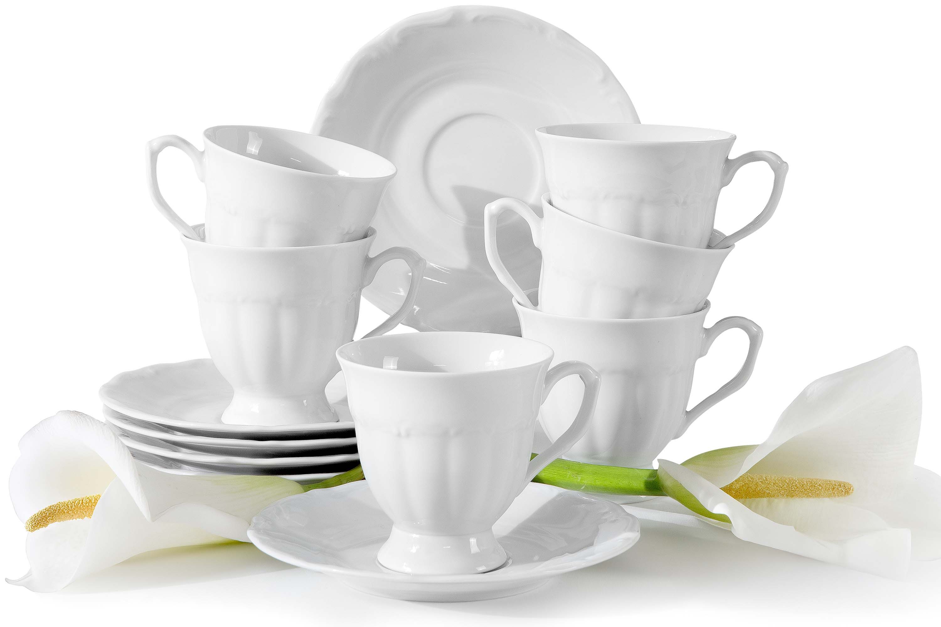 Kaffeeservice CHODZIEZ MARIA TERESA Kaffeetassen-Set, Premium-Porzellan