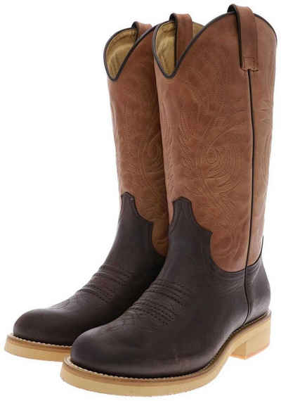 FB Fashion Boots CATTLE-C Braun Cowboystiefel Herren Westernreitstiefel