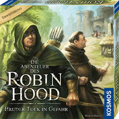 Kosmos Spiel, Erweiterungsspiel Die Abenteuer des Robin Hood, Bruder Tuck in Gefahr, Made in Germany
