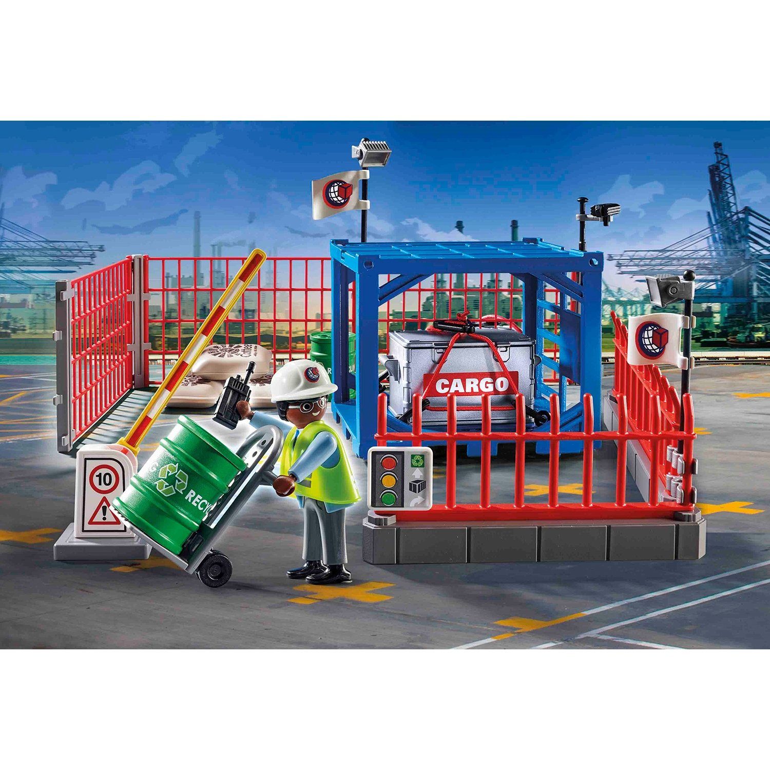 Playmobil® 70773 City Action 70773 Frachtlager Konstruktions-Spielset günstig online kaufen