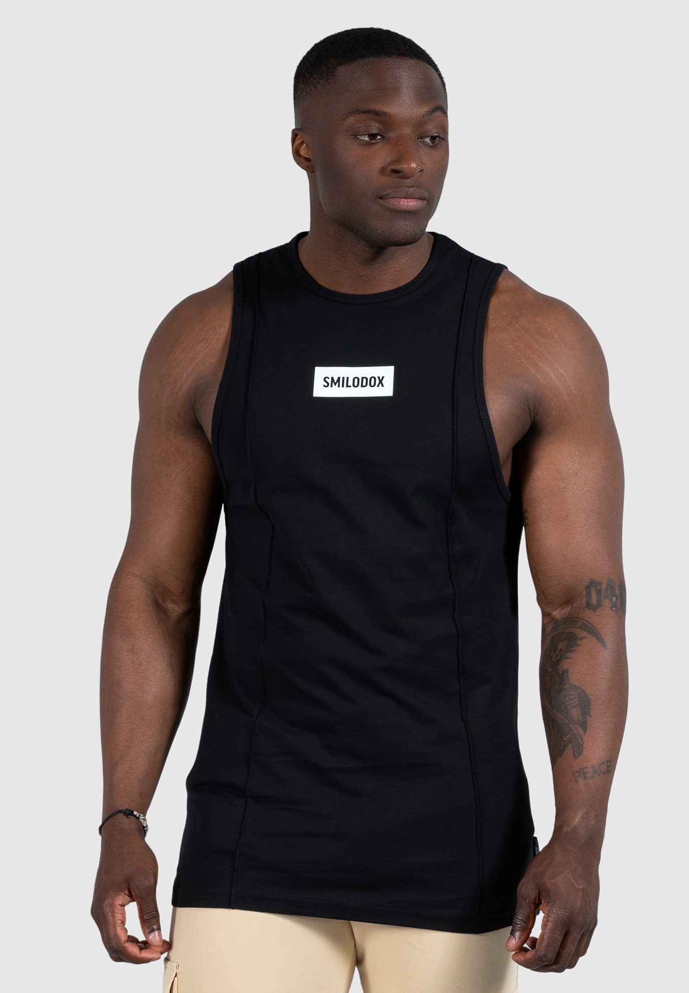 Smilodox Tanktop Richard 100% Baumwolle günstig online kaufen