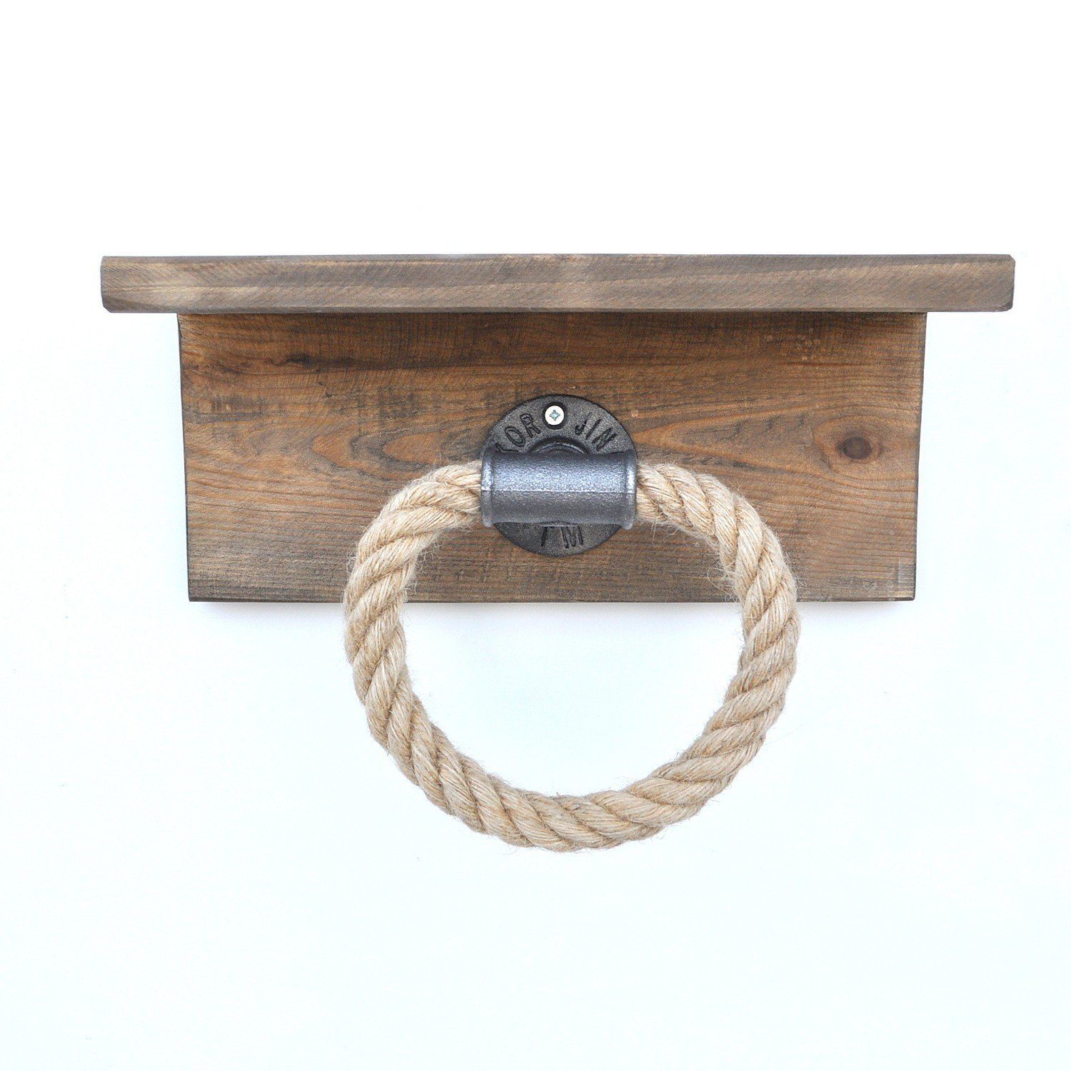 Skye Decor Полотенцесушители 100% SPRUCE WOOD & ROPE, 14 cm x 12 cm x 30 cm L2693