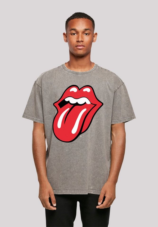 F4NT4STIC T-Shirt The Rolling Stones Classic Tongue Print, Offiziell  lizenziertes The Rolling Stones T-Shirt