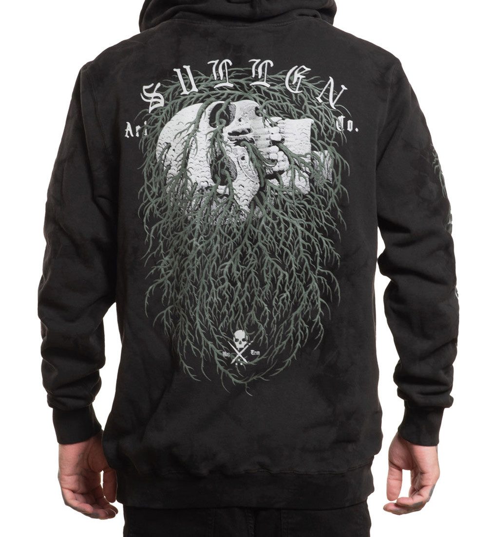 Sullen Clothing Hoodie Rooted Hood Hoodie Skull Schädel Totenkopf