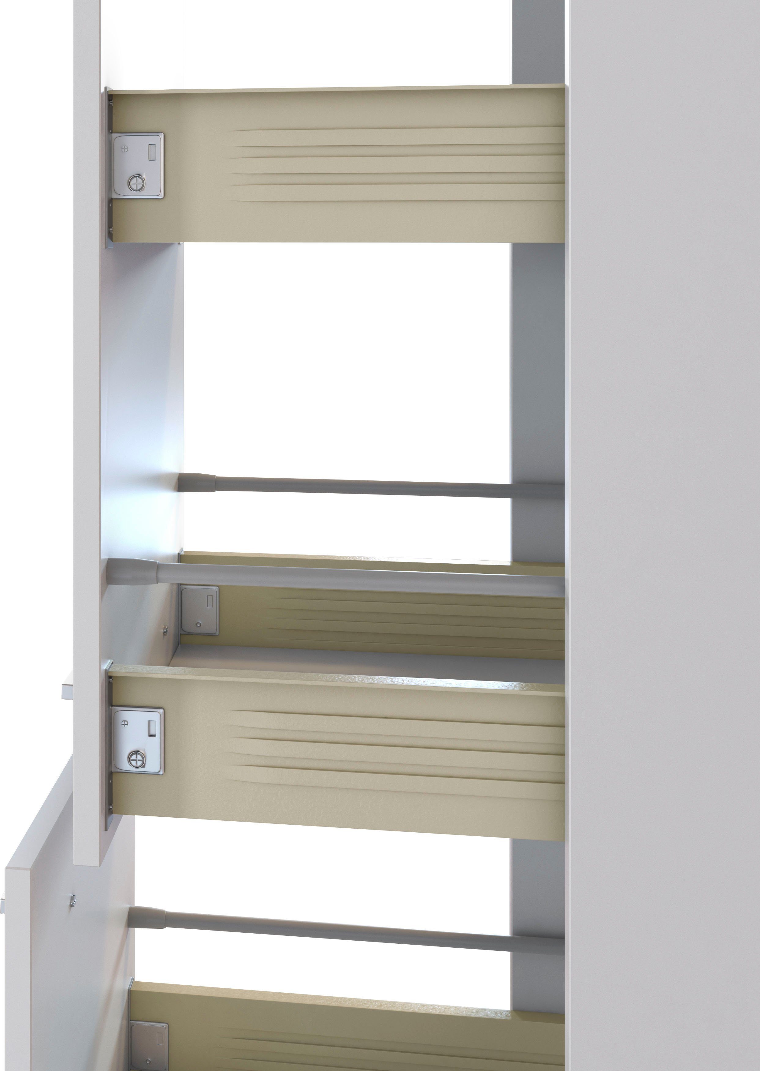 Flex-Well Apothekerschrank Lucca (B x H x T) 30 x 200 x 57 cm, mit 5 Ablagen – Bild 4 von 5