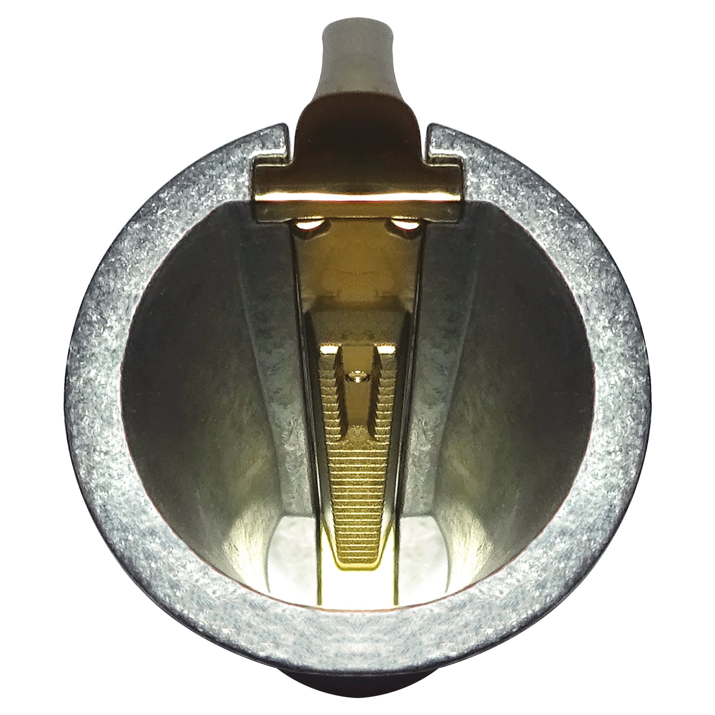 Drosselmeyer Nussknacker Nussknacker im eleganten schwedischen Design - Natur/Gold, patentiertes Hebelkonzept