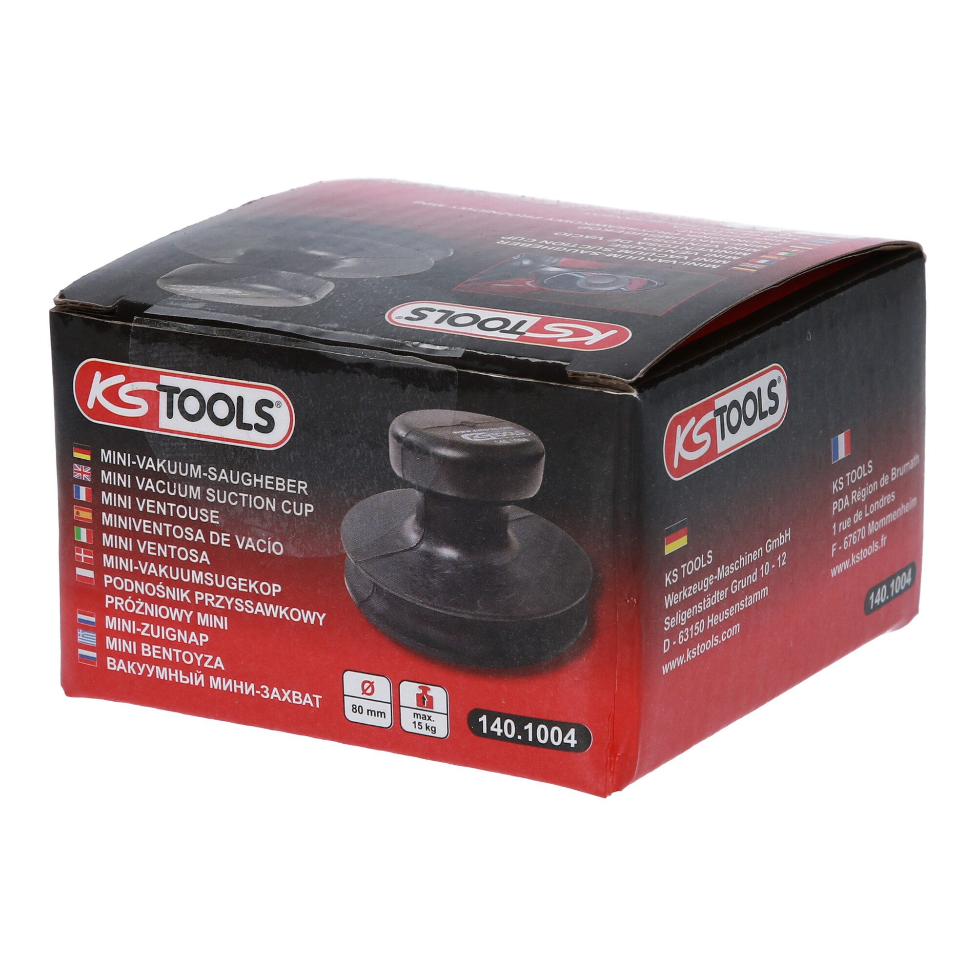 KS Tools Wagenheber KS Tools Mini-Vakuum-Saugheber, max 15kg, Ø 80mm