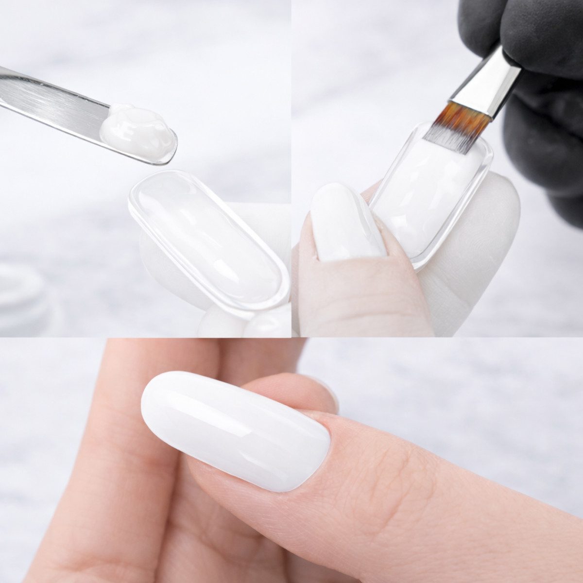 Sun Garden Nails UV-Gel UV Poly Gel - Weiss 30 g, 1-tlg., Extreme Dickviskoses Gel