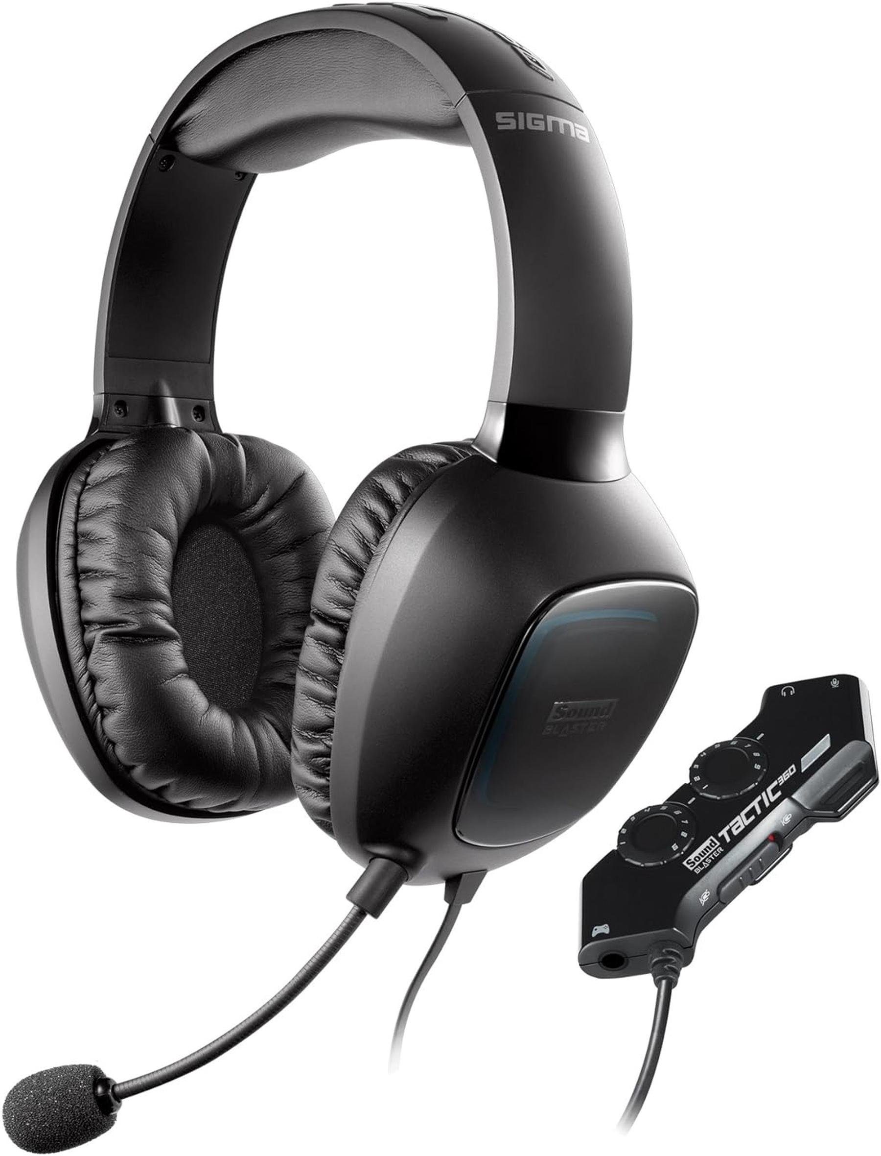Sound Sigma Headset in Headset Creative Gaming Tactic360 (Gaming-Sound Creative Blaster Profiqualität)