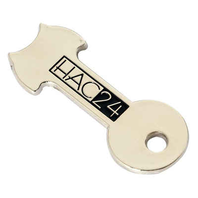 HAC24 Schlüsselanhänger »Einkaufswagenchip Einkaufswagen Löser Einkaufchip Abziehbarer Einkaufswagenlöser« (1-tlg), Metall, Löst Einkaufswägen ohne Münze oder Chip