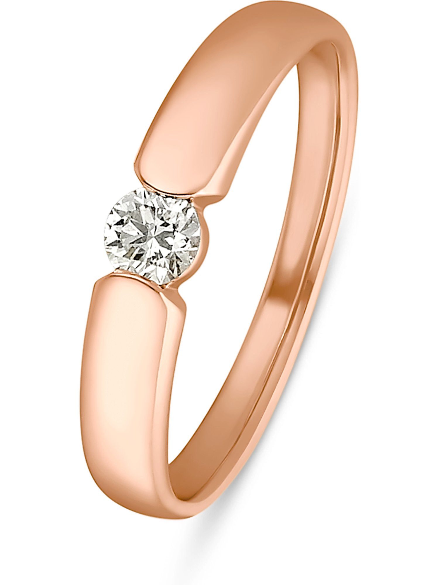 CHRIST Diamantring CHRIST Damen-Damenring 585er Rotgold günstig online kaufen