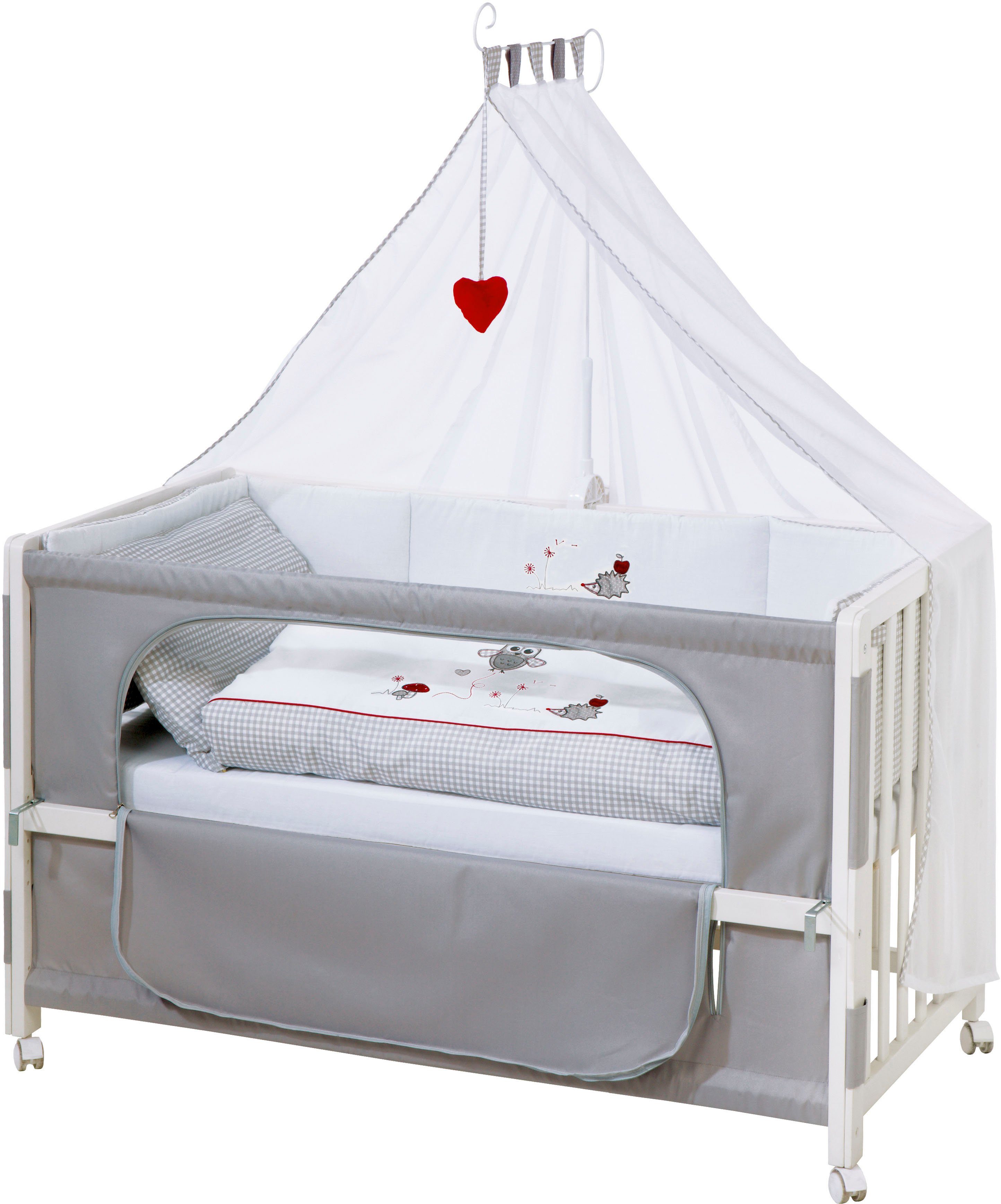 Babybett Room bed - Dekor Adam und Eule