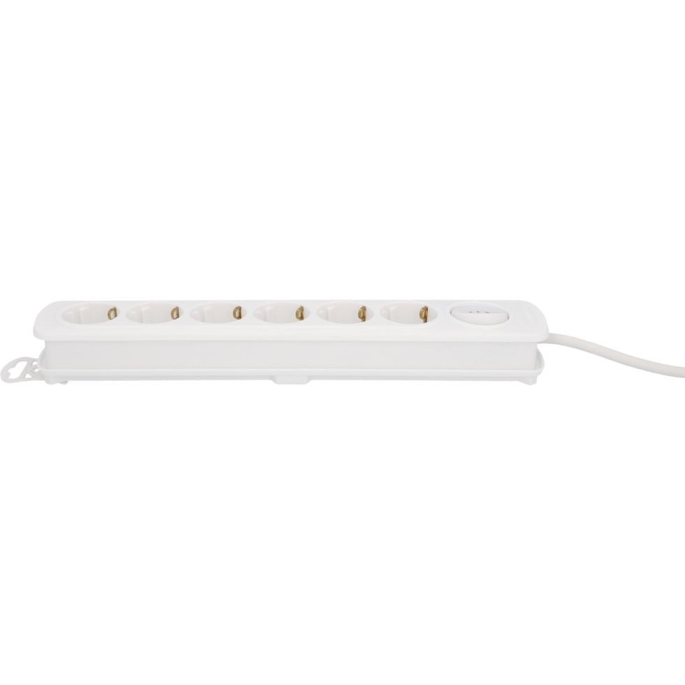 UNITEC Unitec Steckdosenleiste 6-fach 1,4m mit Schalter Steckdosenleiste, Flachstecker