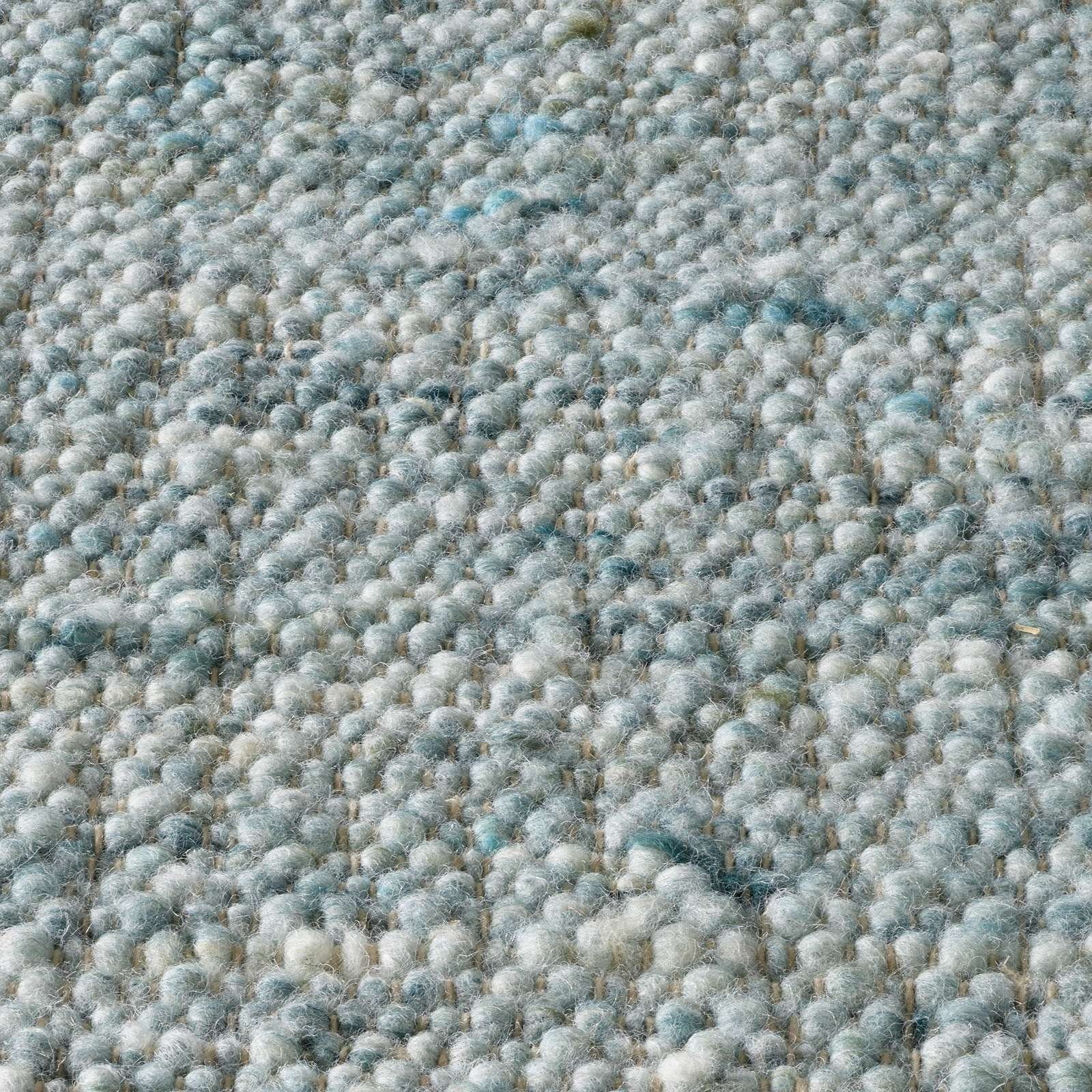TaraCarpet Wollteppich TaraCarpet Handwebteppich Malmoe Fashion, rechteckig, Höhe: 10 mm, Handgewebter Teppich grün Wohnzimmer Schlafzimmer Esszimmer 070X130 – Bild 5 von 5