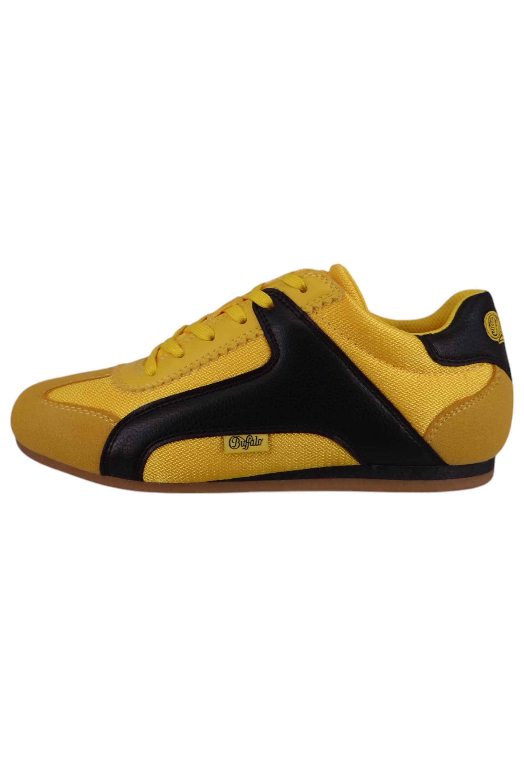 Buffalo 1636449 Varsity Low Top Yellow Black Sneaker