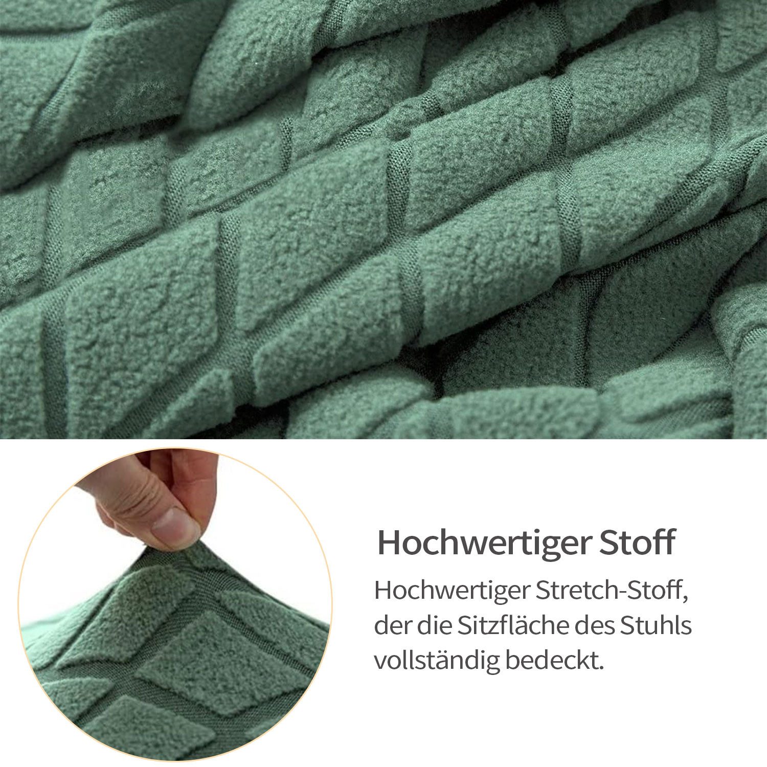 Refttenw Stuhlhusse Esstisch Elastizität Blattdruck Abnehmbar günstig online kaufen
