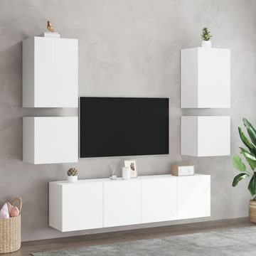 vidaXL TV-Wand TV-Wandschrank Weiß 40,5x30x40 cm Holzwerkstoff, (1-St)