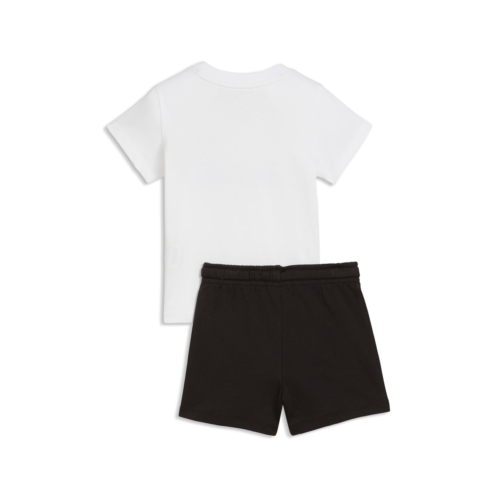 PUMA Trainingsanzug MINICATS ESS TEE AND SHORTS SET INF (2-tlg), zweiteiliges Set, für Kinder, mit Rundhalsausschnitt, Regular Fit