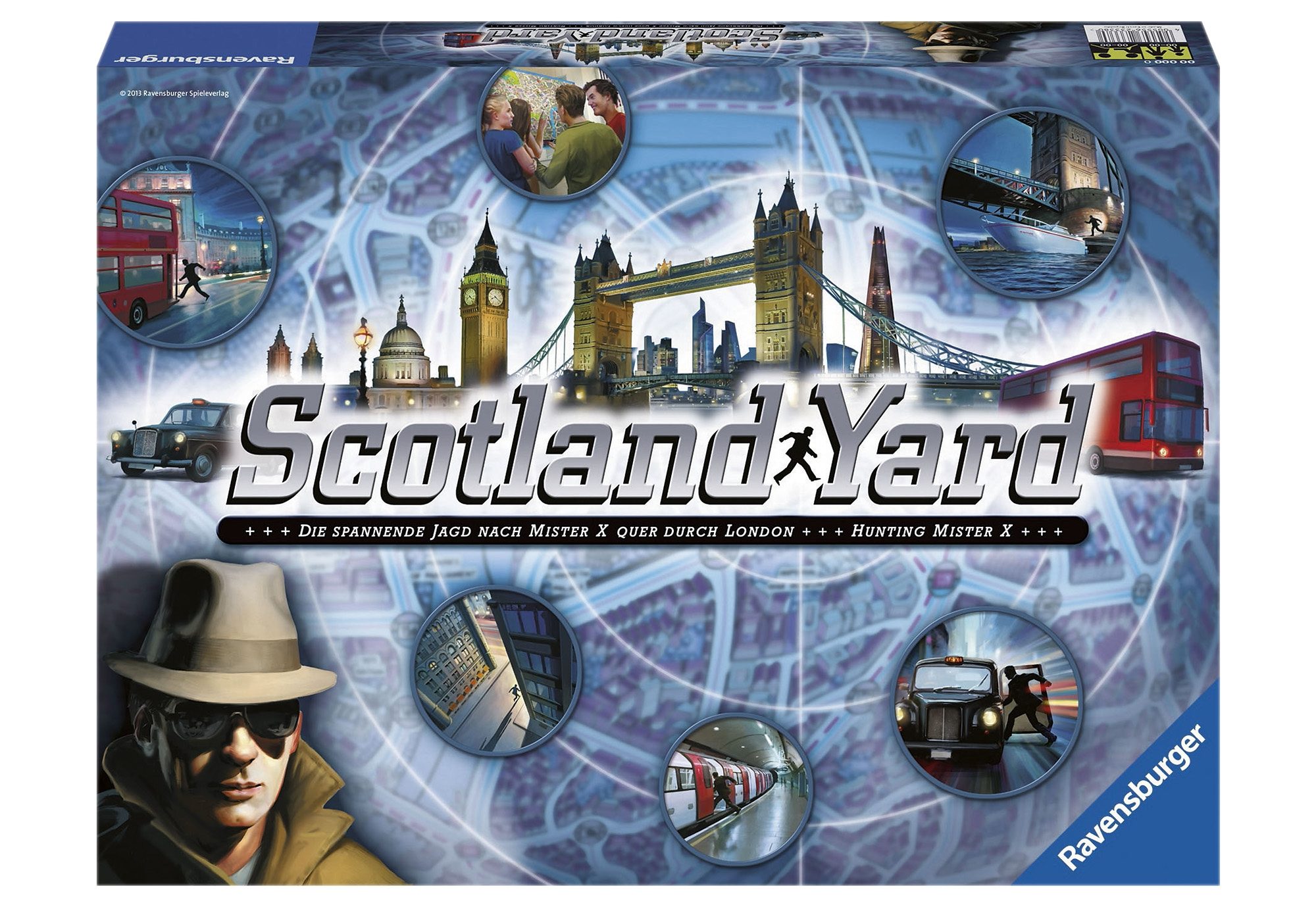 Image of Ravensburger Gesellschaftsspiel 26601 - Scotland Yard - Familienspiel, Brettspiel für Kinder und Erwachsene, Spiel des J