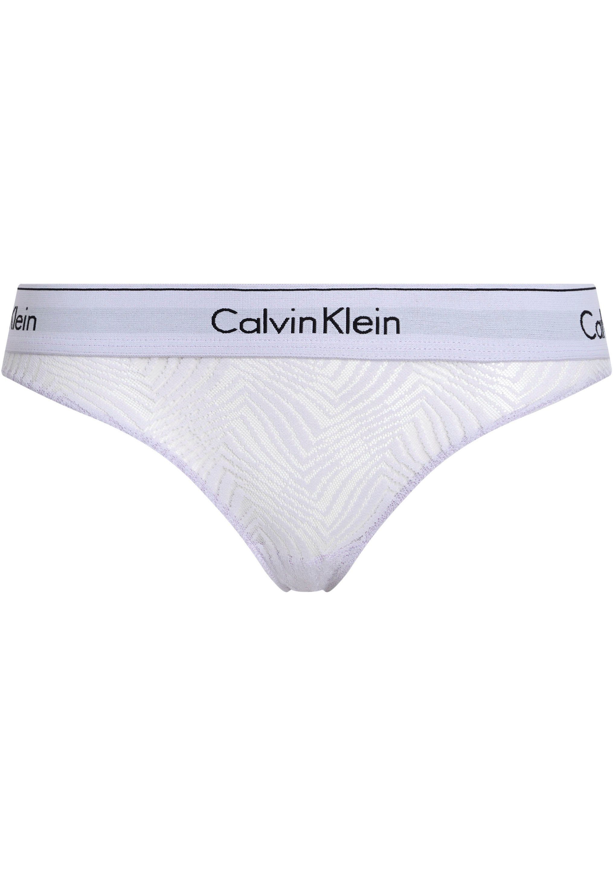Elastischer Klein Calvin Underwear für mit ultimativen Strukturmuster, BIKINI Bund Bikinislip Tragekomfort