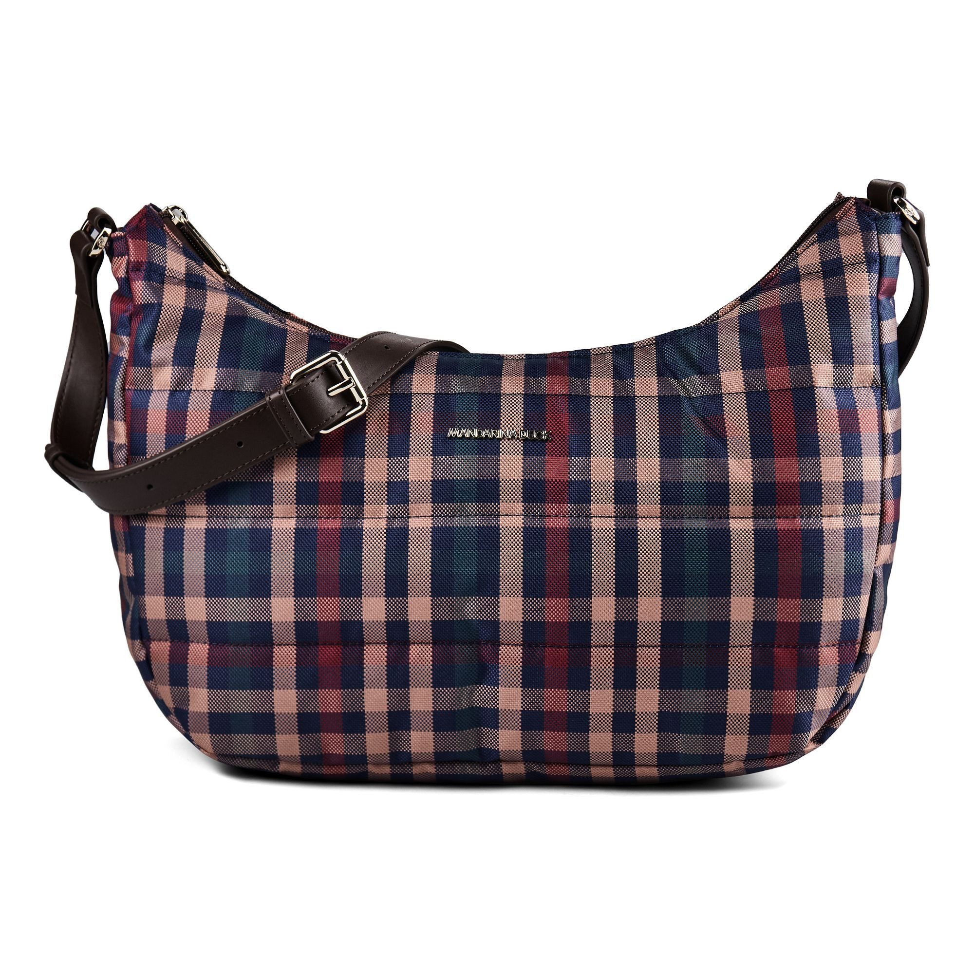 Mandarina Duck Schultertasche Tartan, Polyester