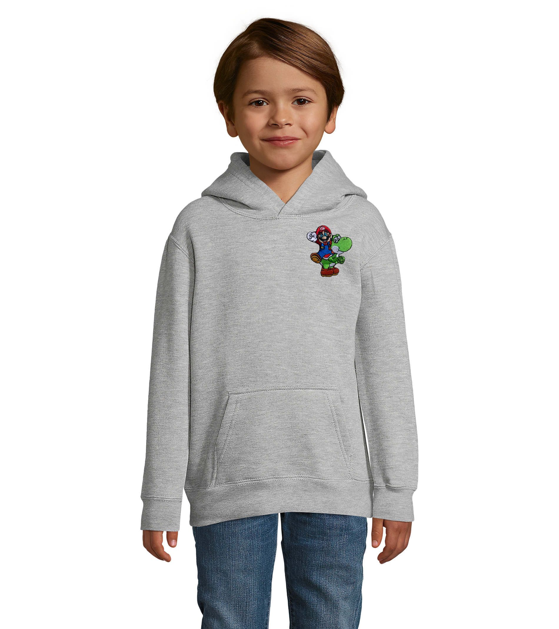 Hoodie Mario Luigi Toad Super Wario Yoshi Peach Patch Kinder Kapuzenpullover