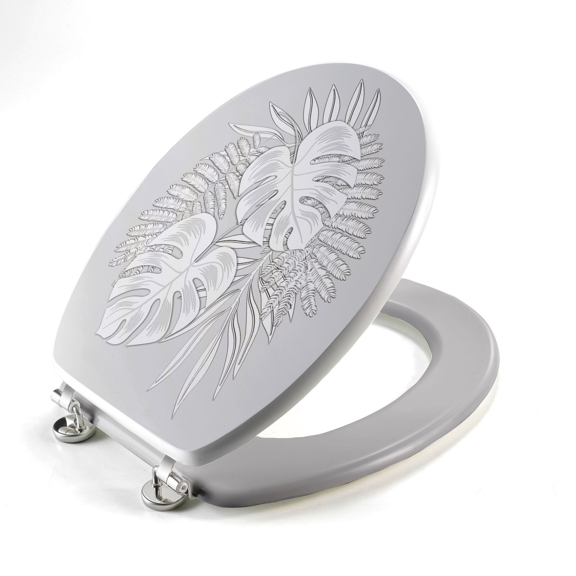 dynamic24 WC-Sitz Amber, Toilettendeckel mit Metallscharnieren günstig online kaufen