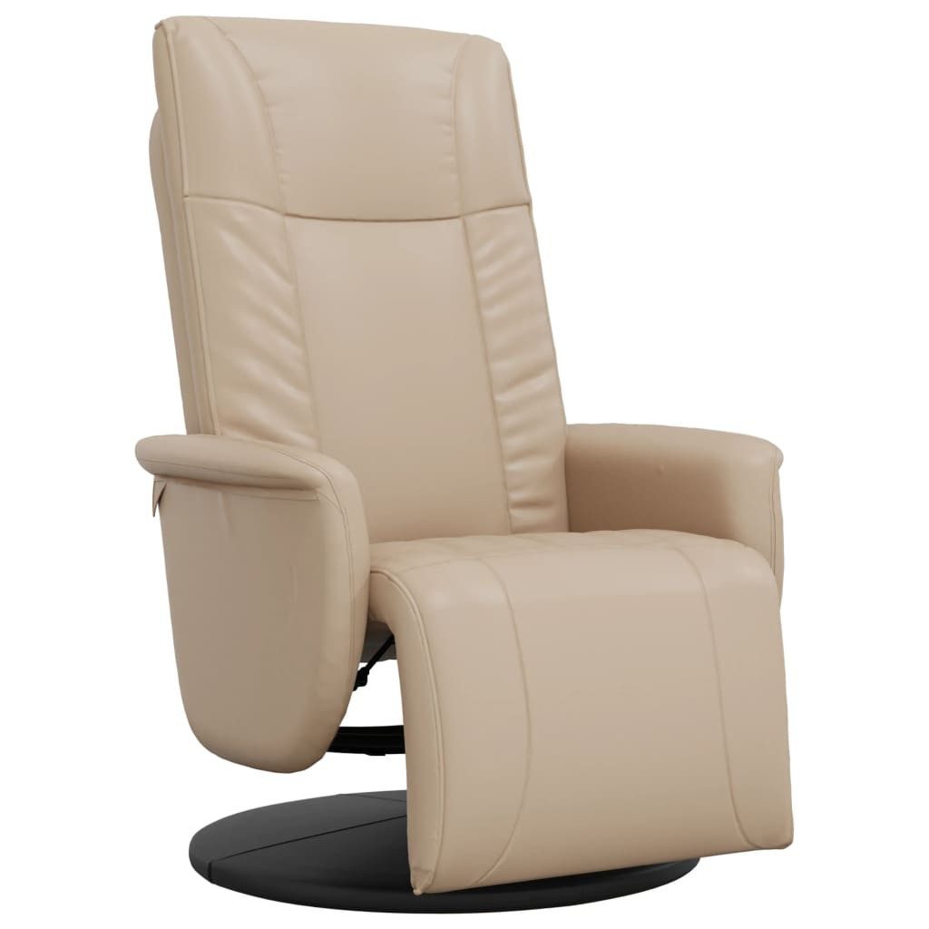 vidaXL Sessel Relaxsessel mit Fußteil Cappuccino-Braun günstig online kaufen