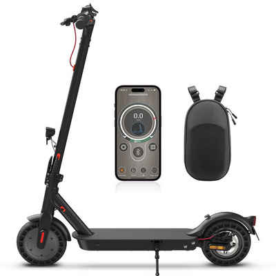 iscooter E-Scooter Elektroroller mit Straßenzulassung, 10 Zoll Max 40km Reichweite 20km/h, 500,00 W, 20,00 km/h, LED-Display, klappbar, Duales Bremssystem, Belastung bis 120kg