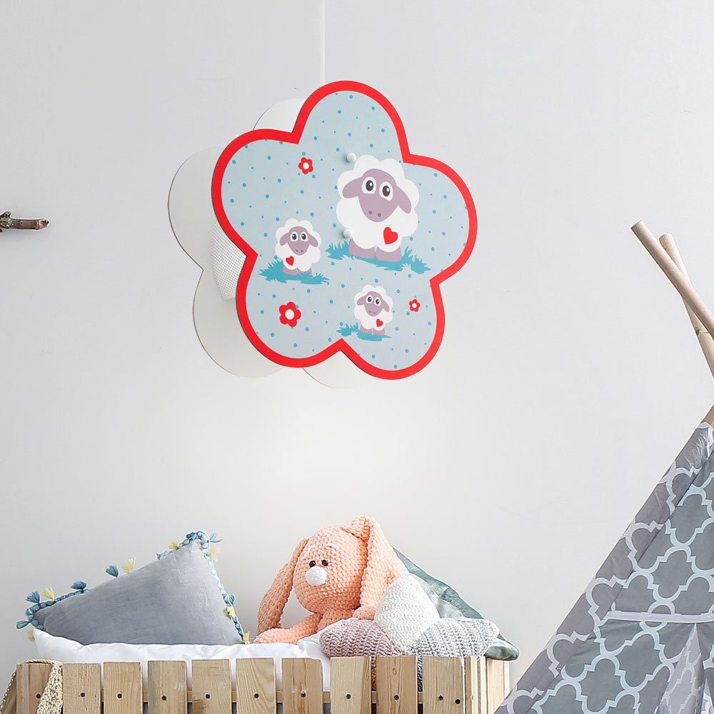 EGLO Dekolicht, Leuchtmittel nicht inklusive, Pendellampe Kinderzimmer Deckenleuchte Hängelampe bunt mit